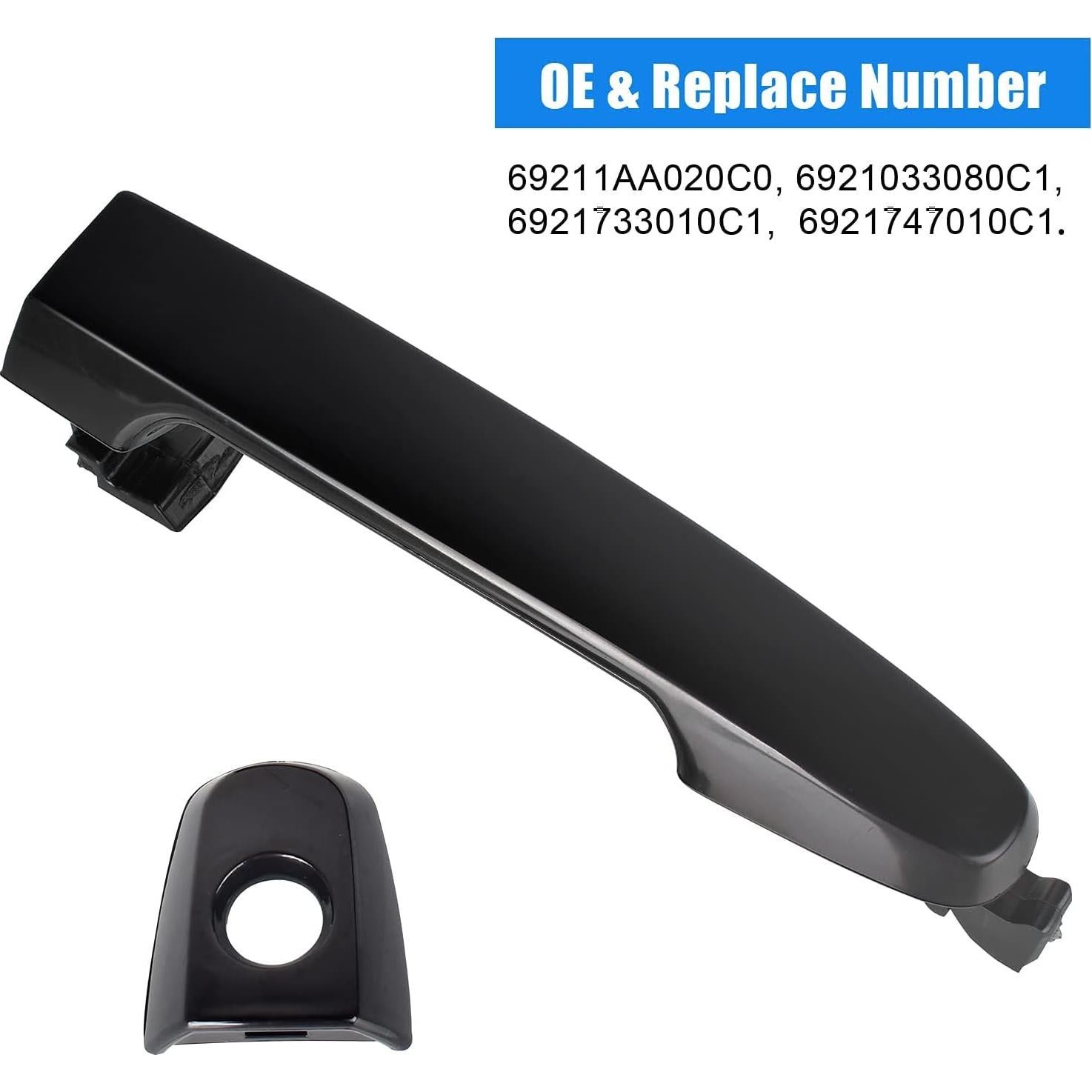 Mango de Puerta Exterior Negro BJYXSHOP para Toyota y Pontiac