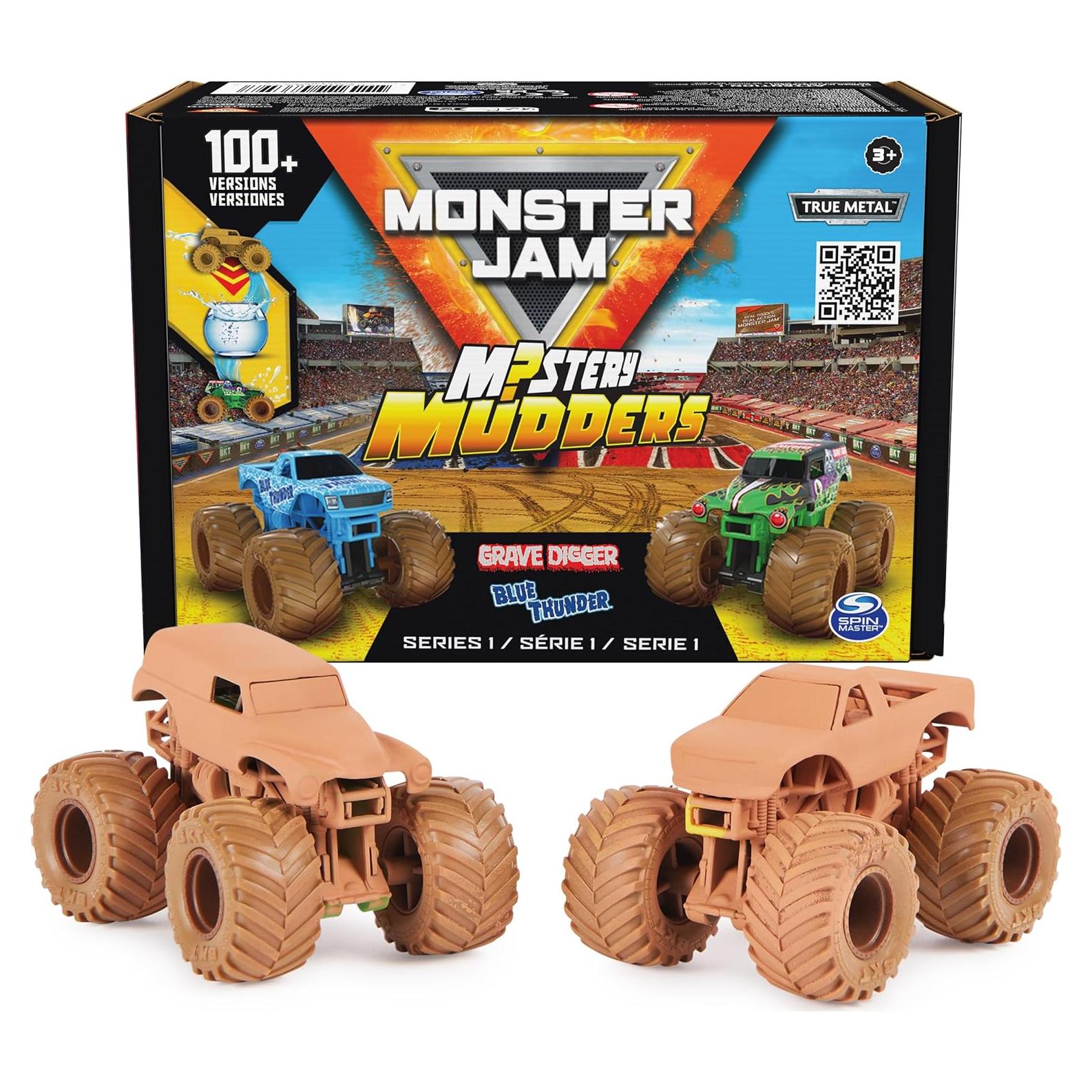Camiones Monstruo Monster Jam Mystery Mudders 1:64 - 2 Pzs