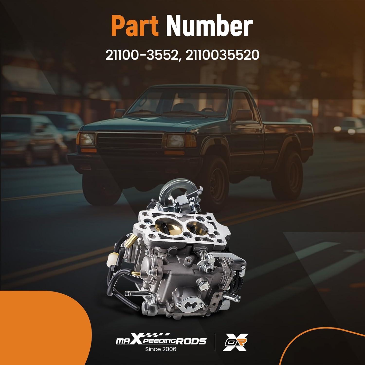 Carburador 2 Barriles maXpeedingrods para Toyota 22R 21100-35520
