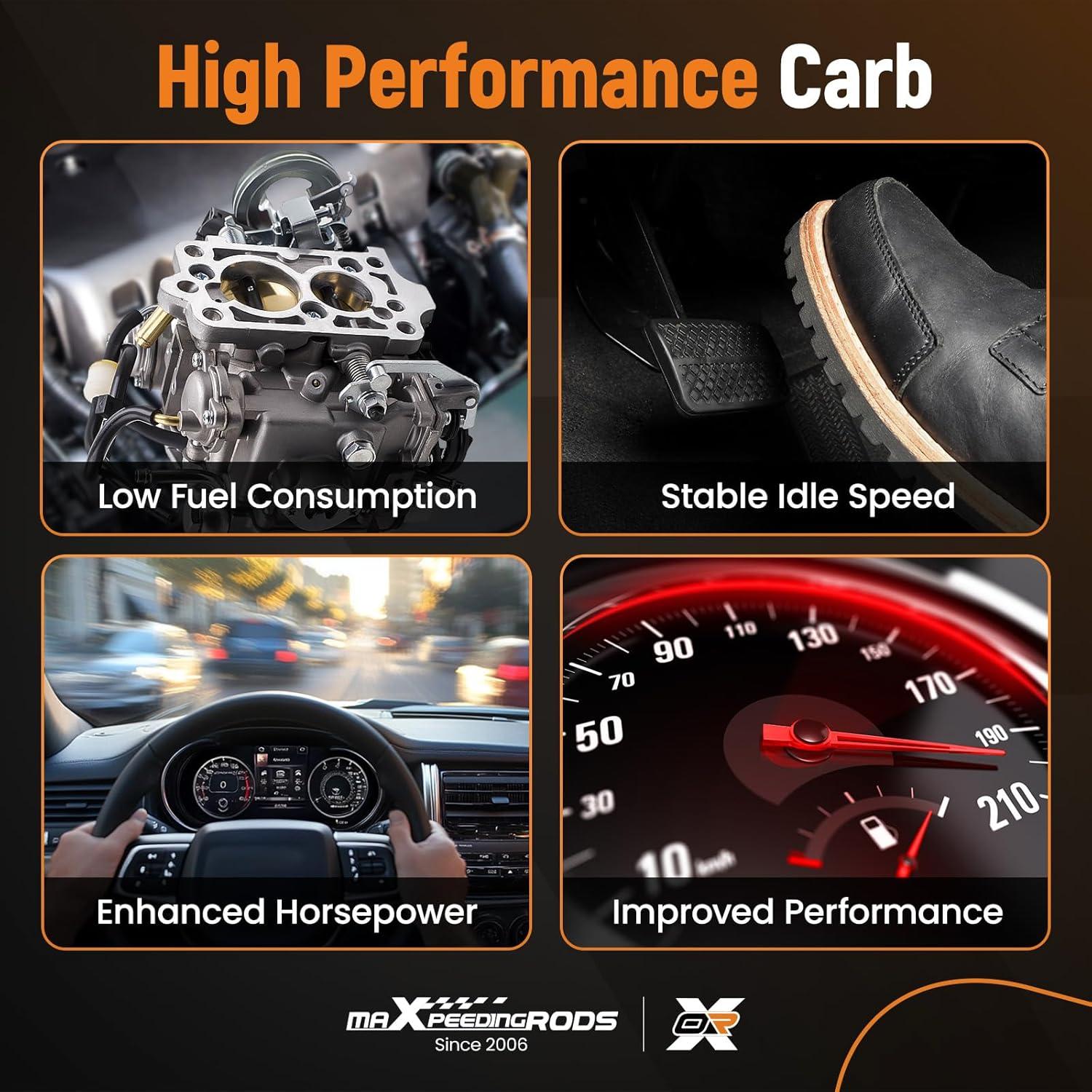 Carburador 2 Barriles maXpeedingrods para Toyota 22R 21100-35520