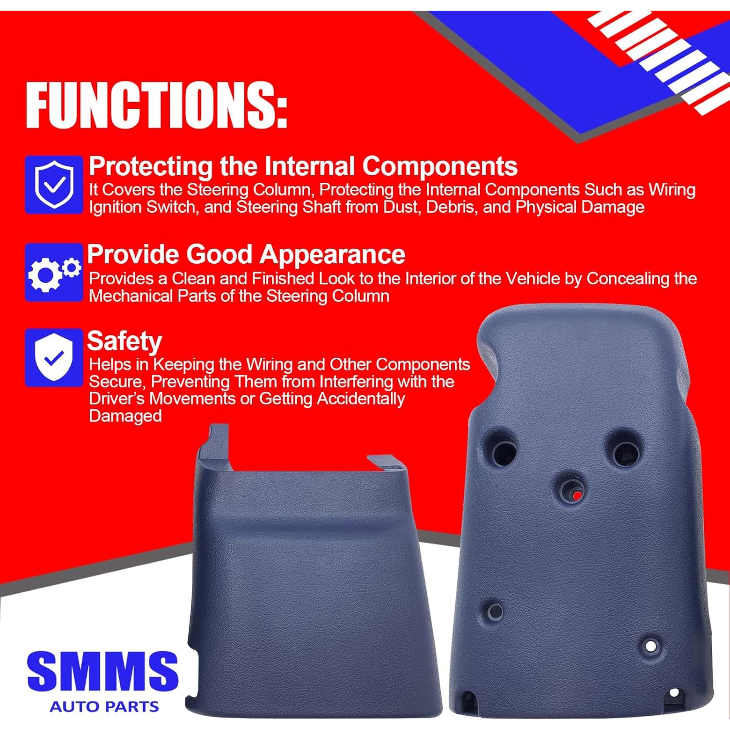 Cubierta de Columna de Dirección SMMS Toyota Hilux 1989-1997 Azul