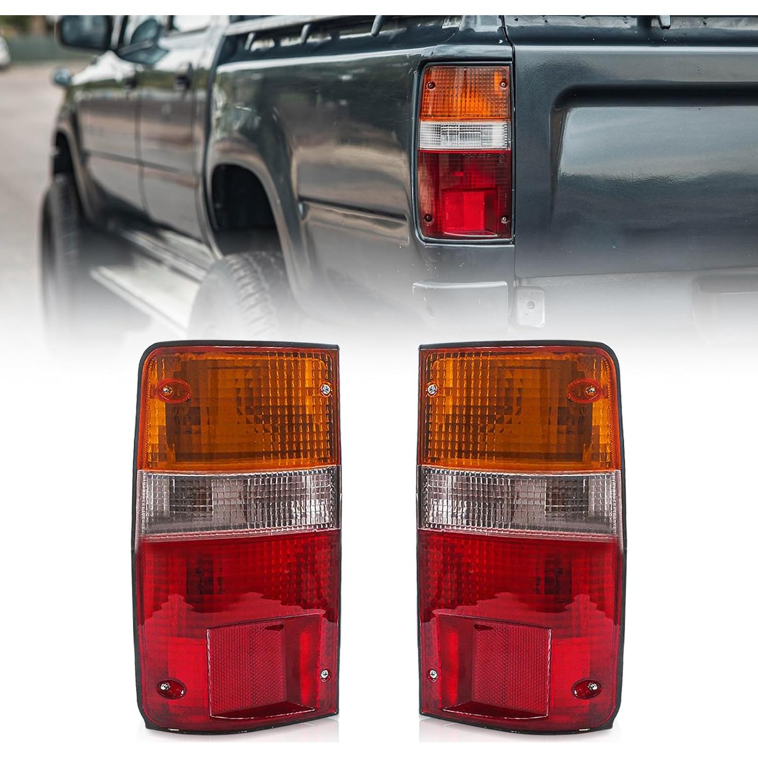 Ensamblaje Luz Trasera Toyota Pickup Hilux 1989-1992 Rojo/Ámbar