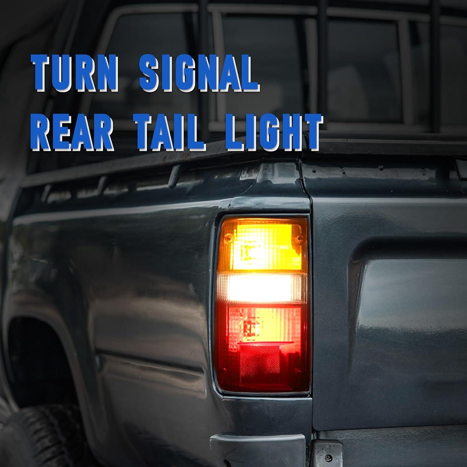 Ensamblaje Luz Trasera Toyota Pickup Hilux 1989-1992 Rojo/Ámbar