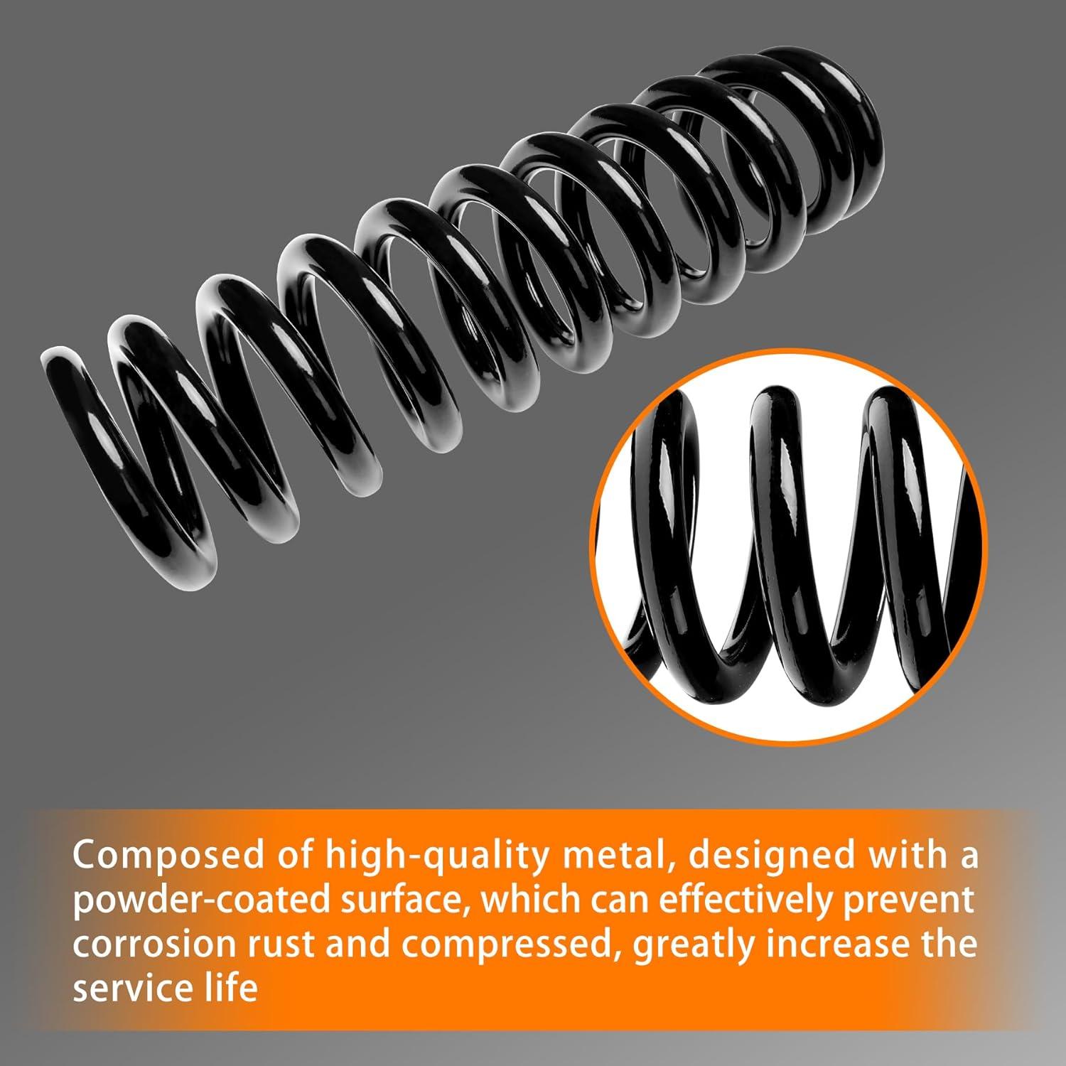 Juego de Resortes de Espiral Delanteros HQPASFY 2-3" para Toyota
