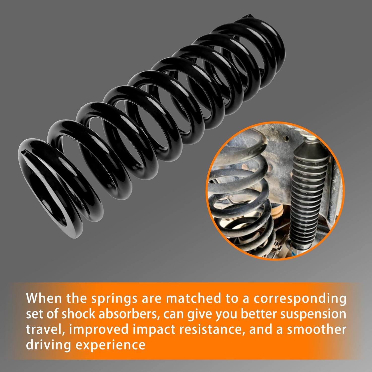 Juego de Resortes de Espiral Delanteros HQPASFY 2-3" para Toyota