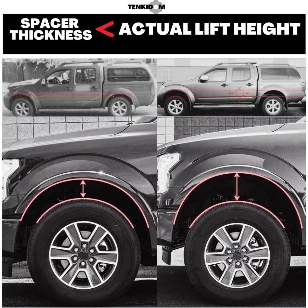 Kits de Nivelación Frontal 32MM TENKIDOM para Toyota Hilux 2004-2019