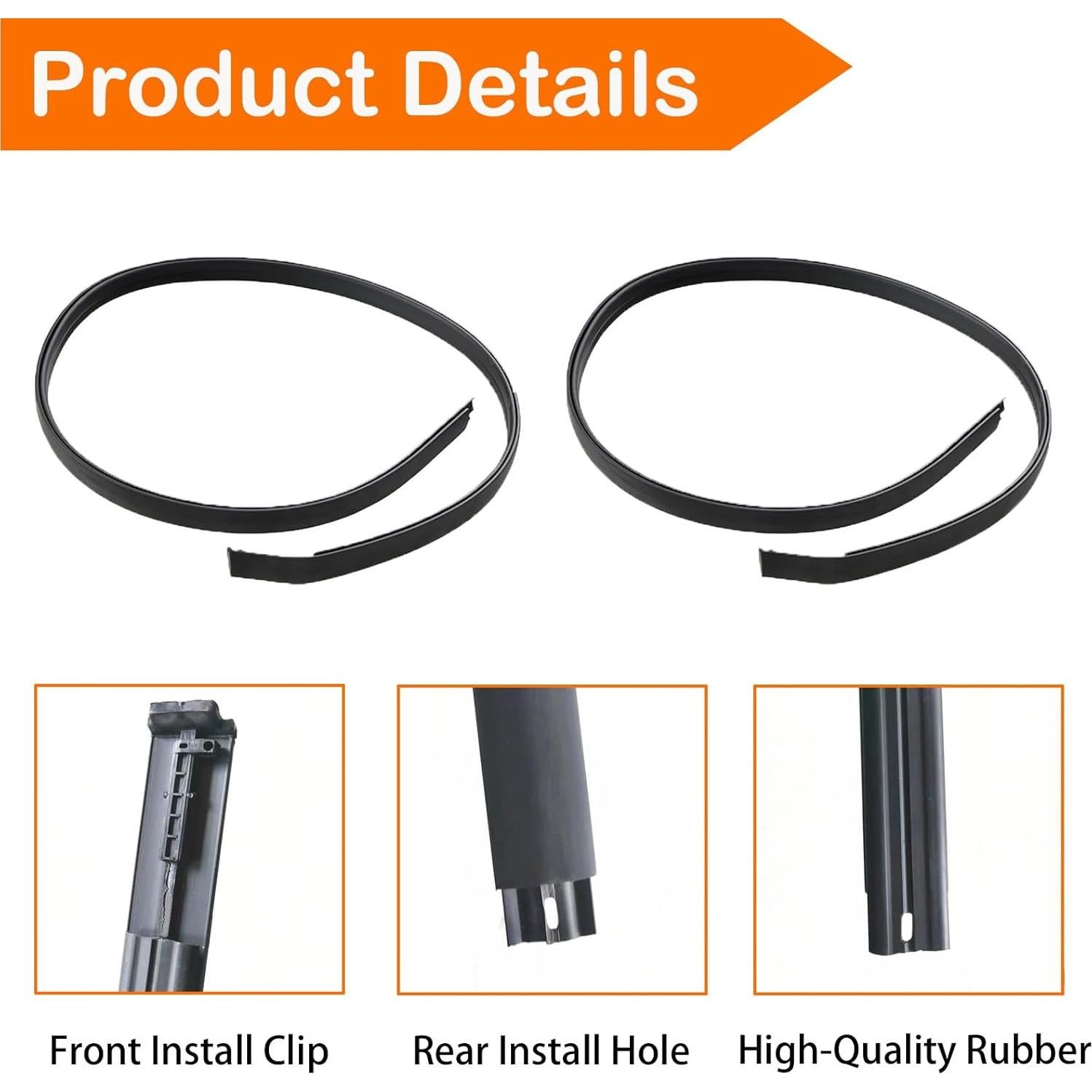 Moldura de Goteo de Techo MIYIMORE para Toyota Tundra 2007-2021