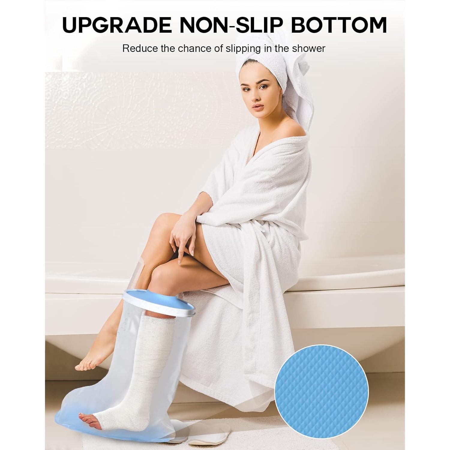 Cubierta de Yeso Impermeable DNEOUXI XL Extra Ancha para Ducha