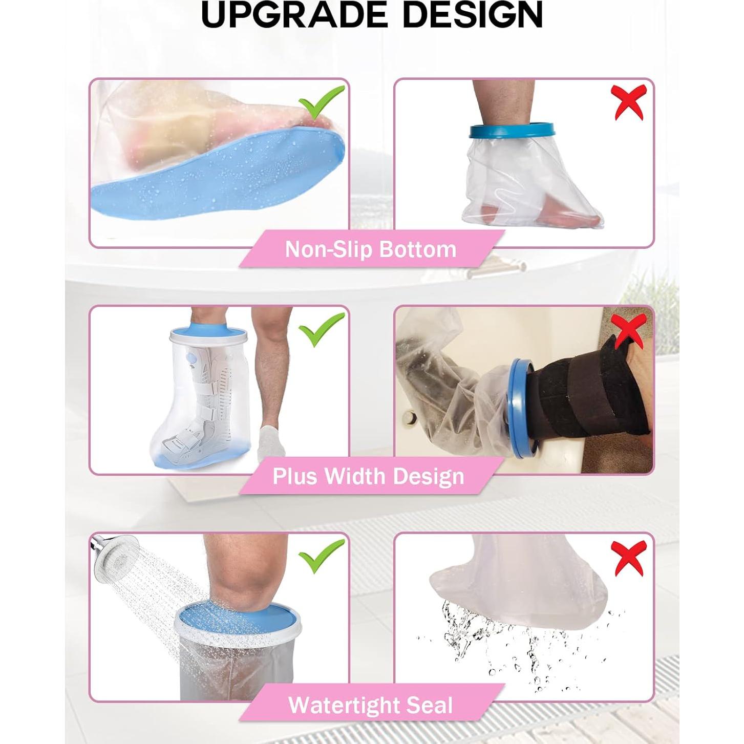 Cubierta de Yeso Impermeable DNEOUXI XL Extra Ancha para Ducha