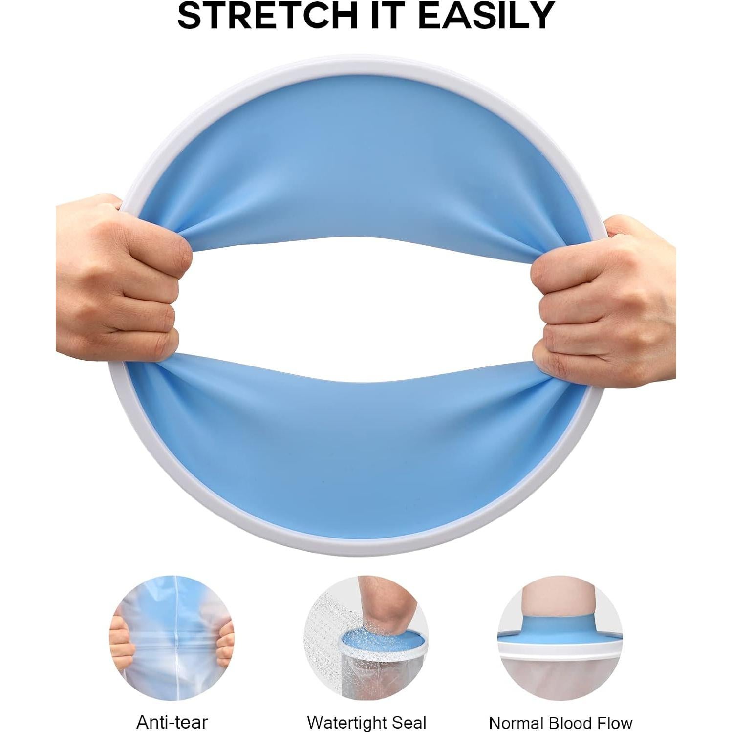 Cubierta de Yeso Impermeable DNEOUXI XL Extra Ancha para Ducha