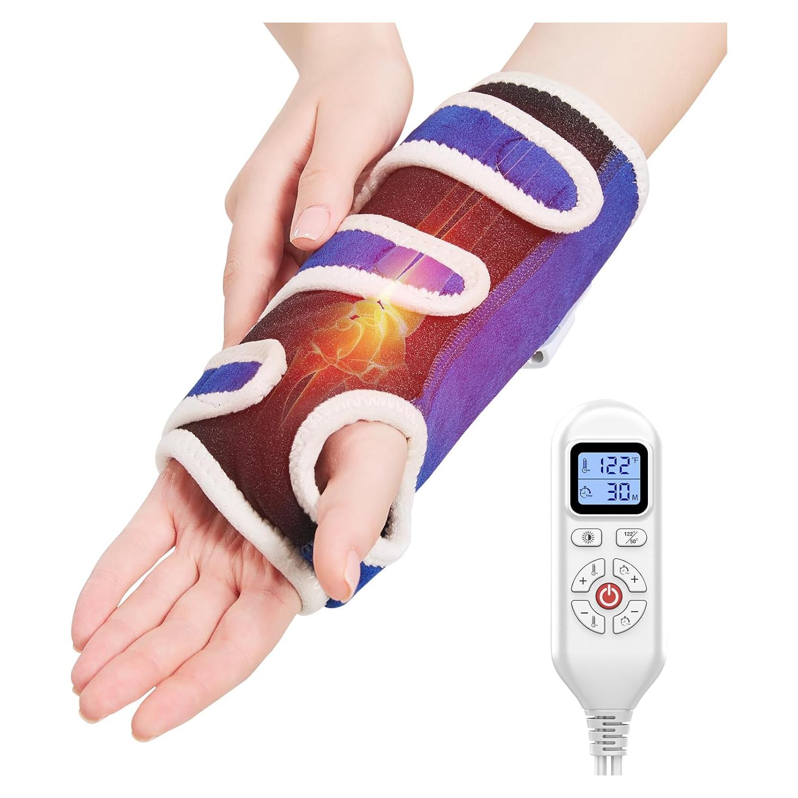 Faja Calentadora para Muñeca AOBOCO - Alivio Dolor 30-70°C