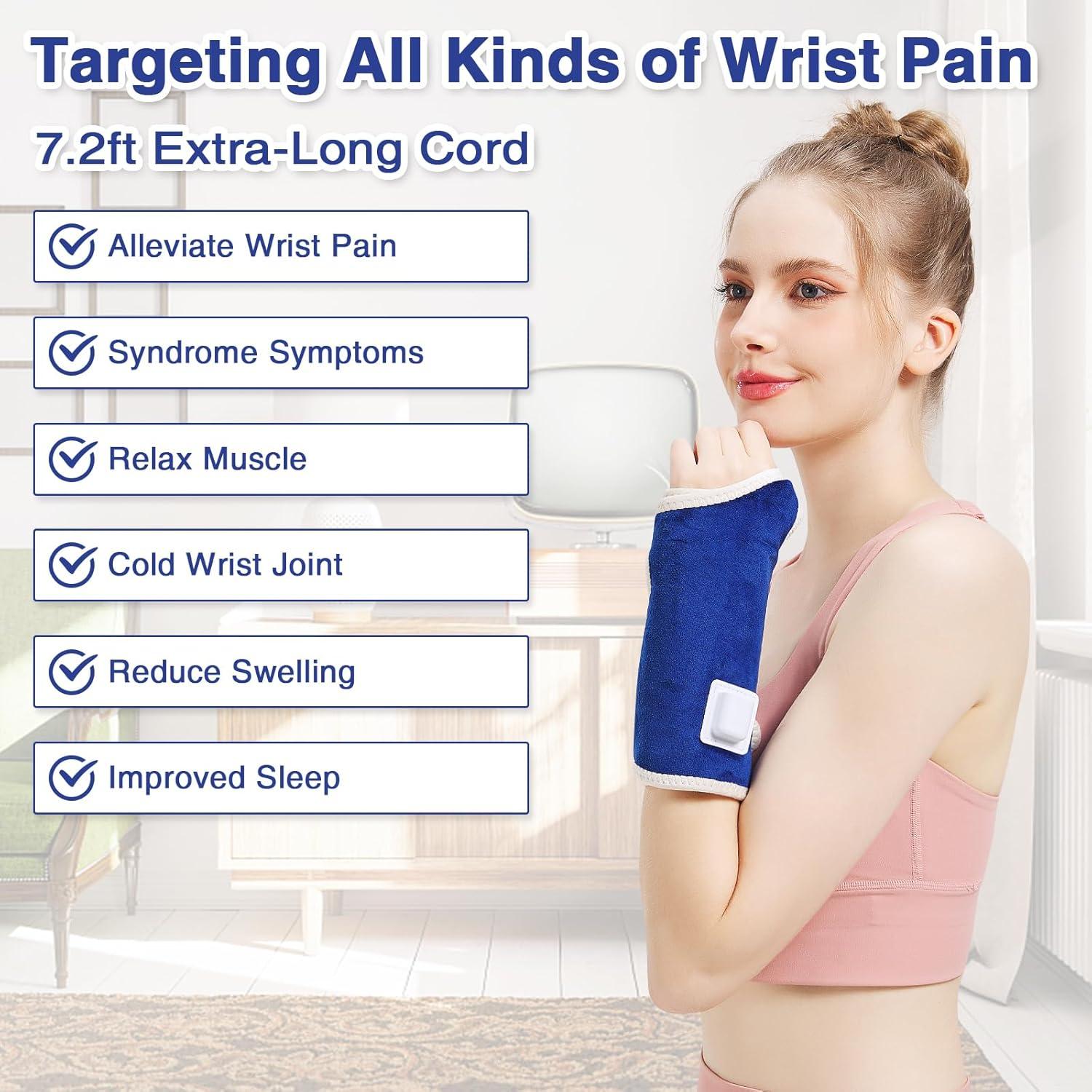 Faja Calentadora para Muñeca AOBOCO - Alivio Dolor 30-70°C