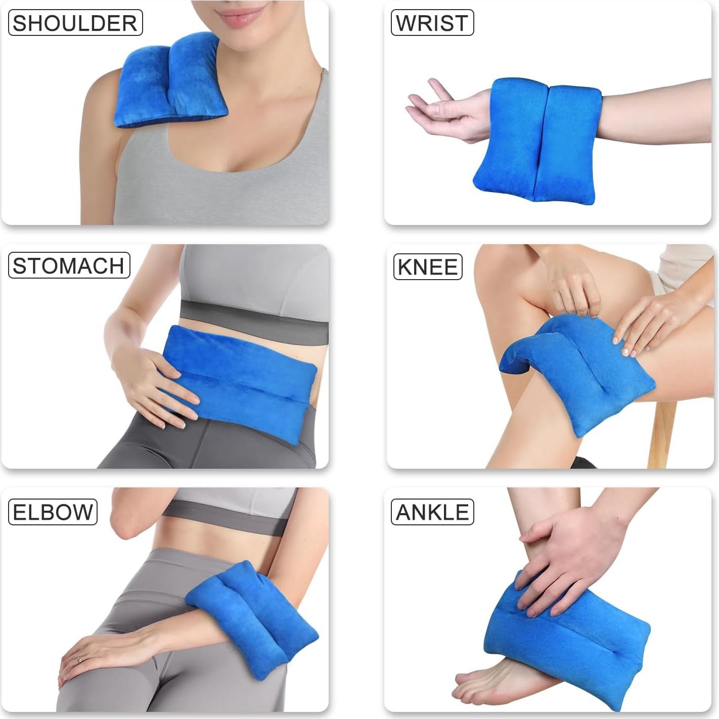 Almohadilla Térmica de Microondas Atsuwell 15x28 cm Azul