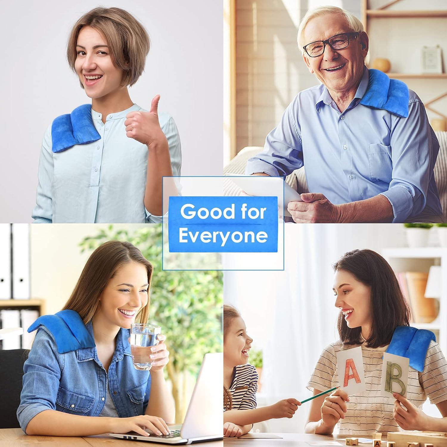 Almohadilla Térmica de Microondas Atsuwell 15x28 cm Azul