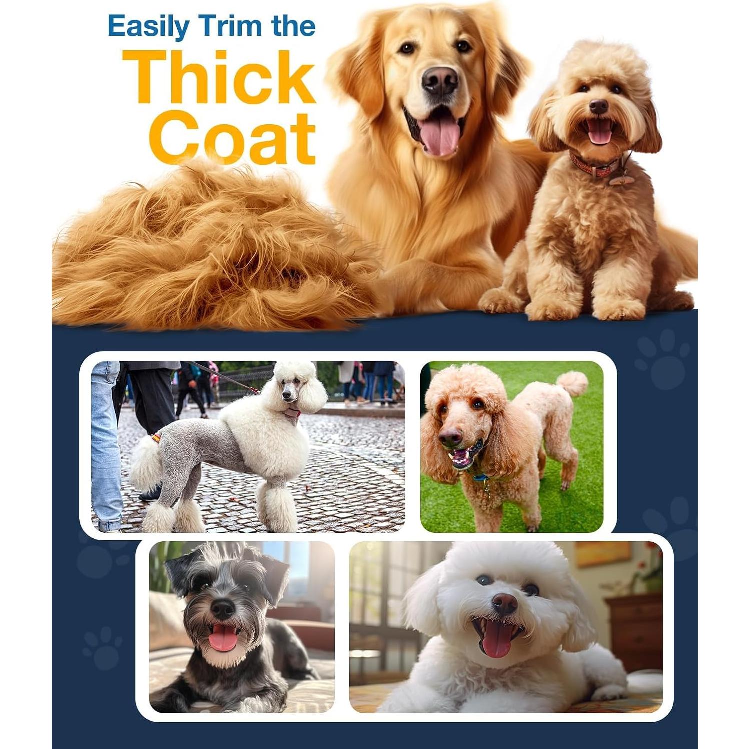 Cortapelos Inalámbrico para Perros Oneisall RFC-676 Acero Inoxidable