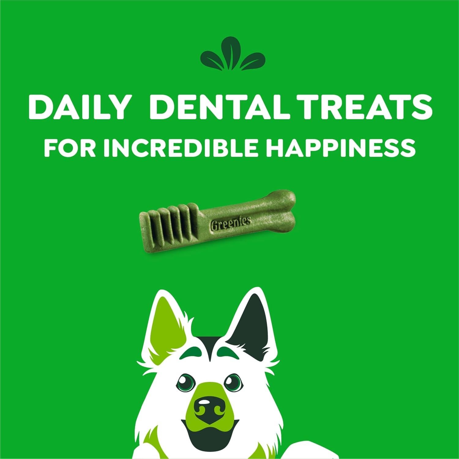 Golosinas Dentales Greenies Original para Perros Grandes - 48 Unidades