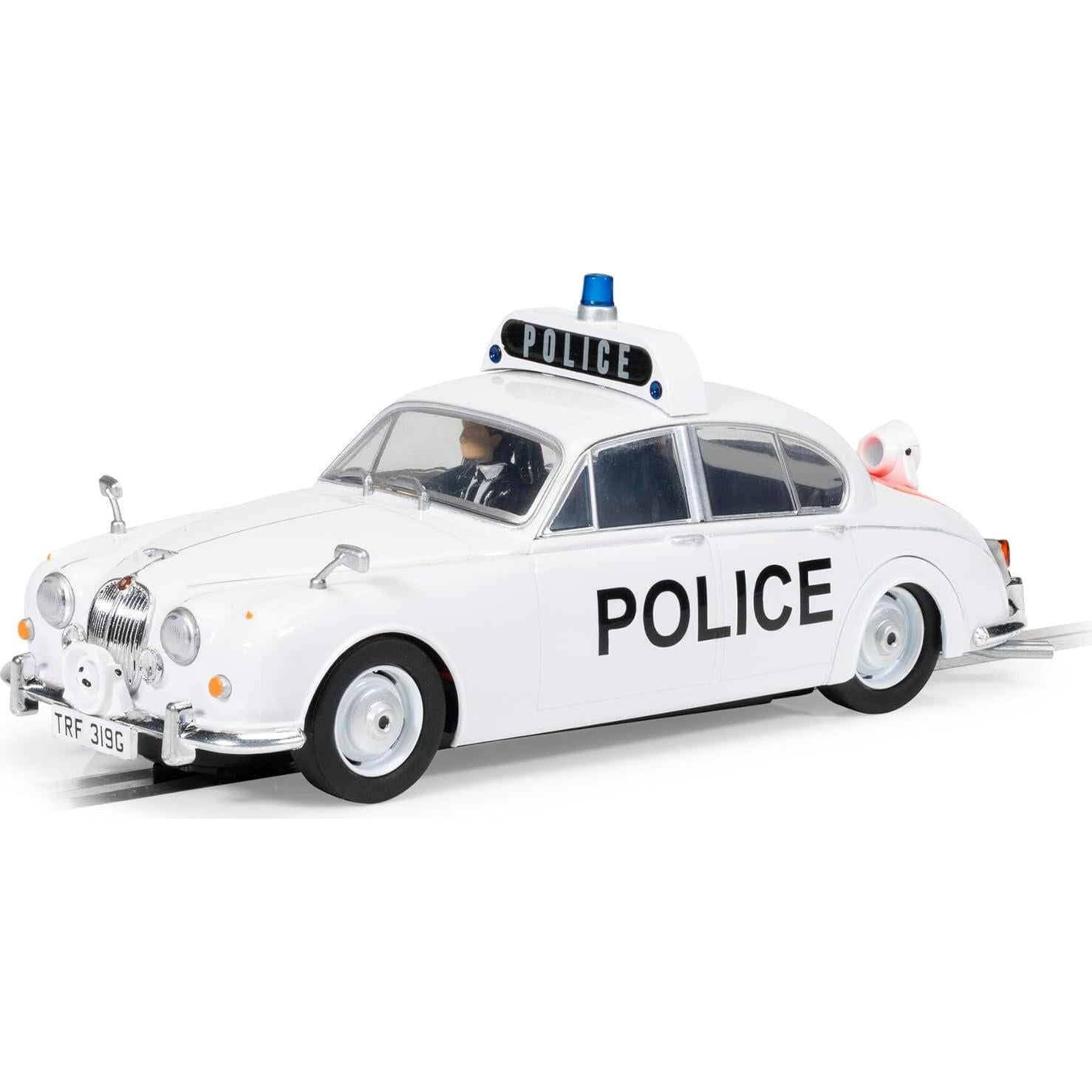 Coche de Policía Scalextric Jaguar MK 2 1:32 con luces