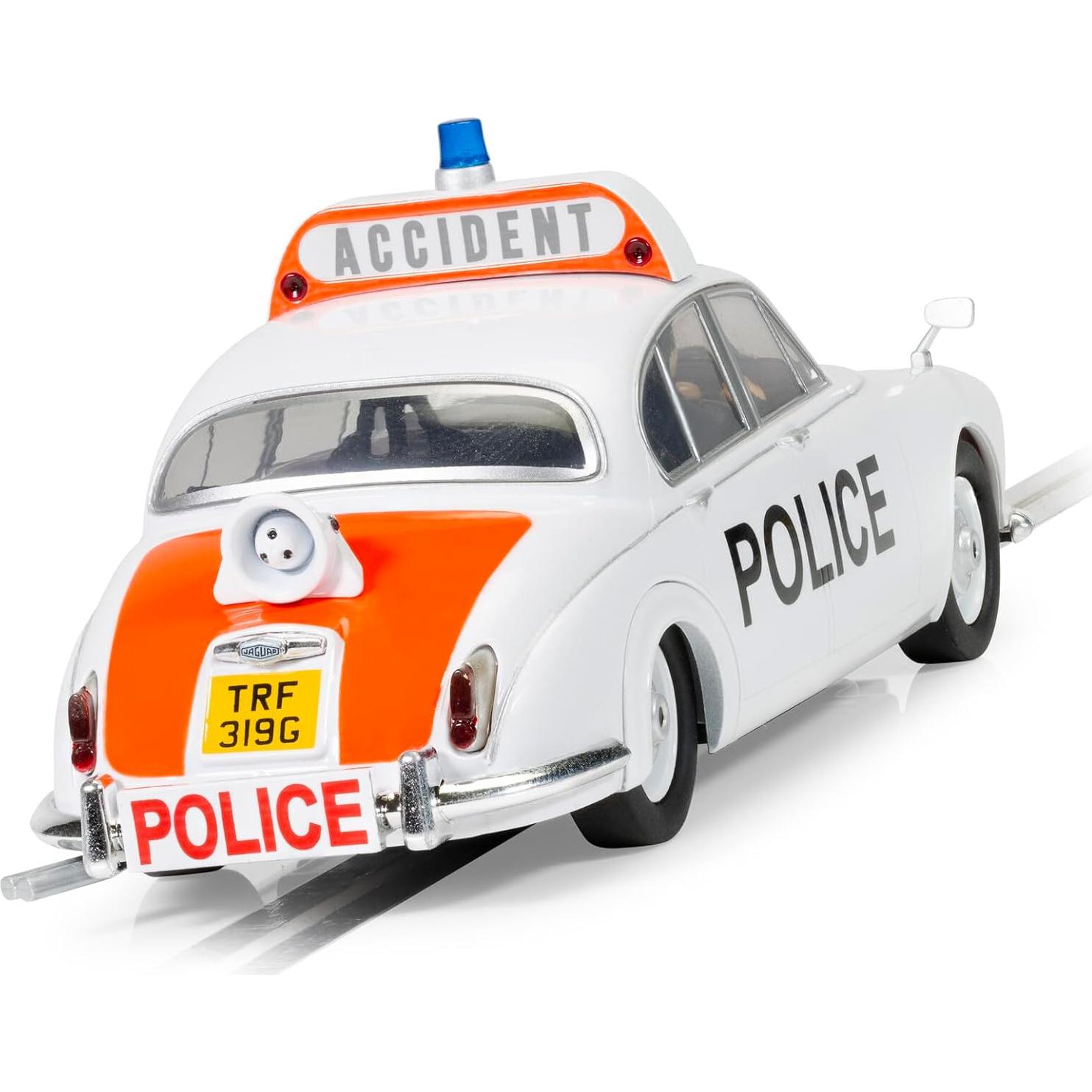 Coche de Policía Scalextric Jaguar MK 2 1:32 con luces