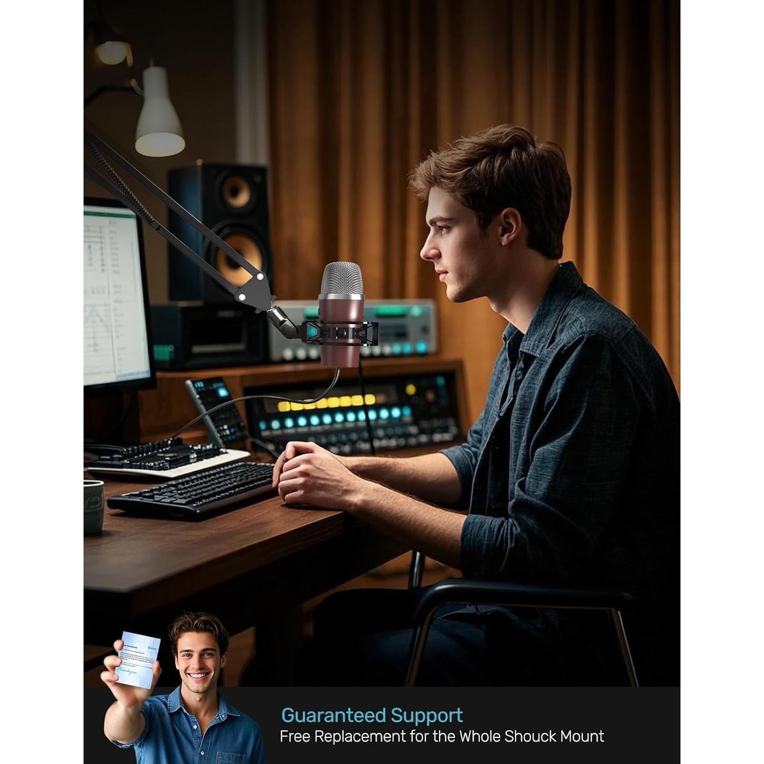 Soporte de choque para micrófono Blue Nano con filtro anti-pop