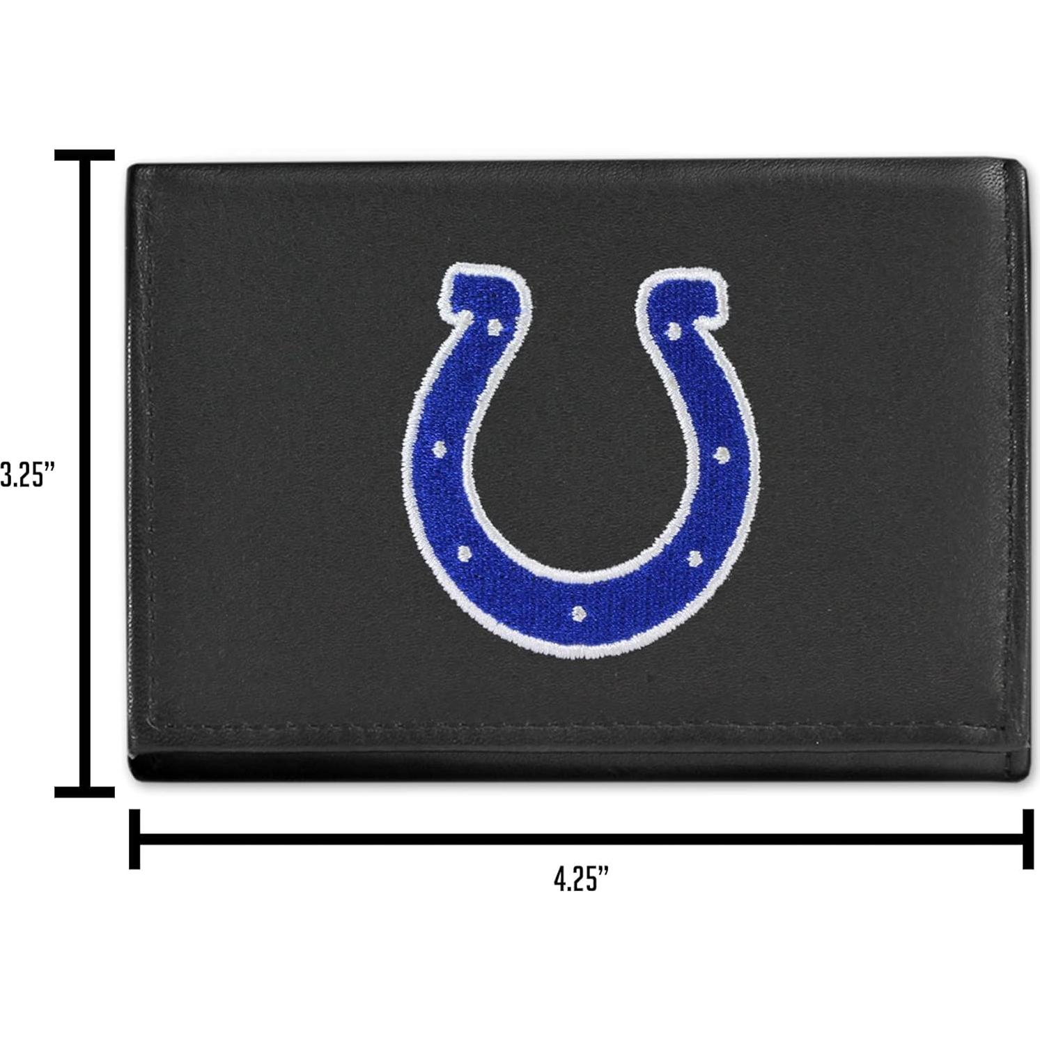 Cartera Trifold de Cuero Genuino Rico Industries NBA Chicago Bulls