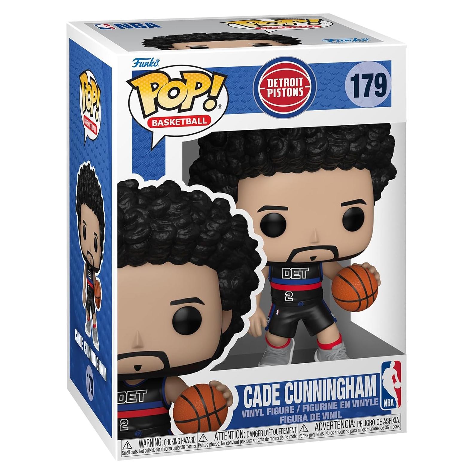 Funko POP! NBA: Pistons - Cade Cunningham - Collectable Vinyl Figure - Gift Idea - Official Merchandise - for Kids & Adults - Sports Fans - Model Figure for Collectors and Display