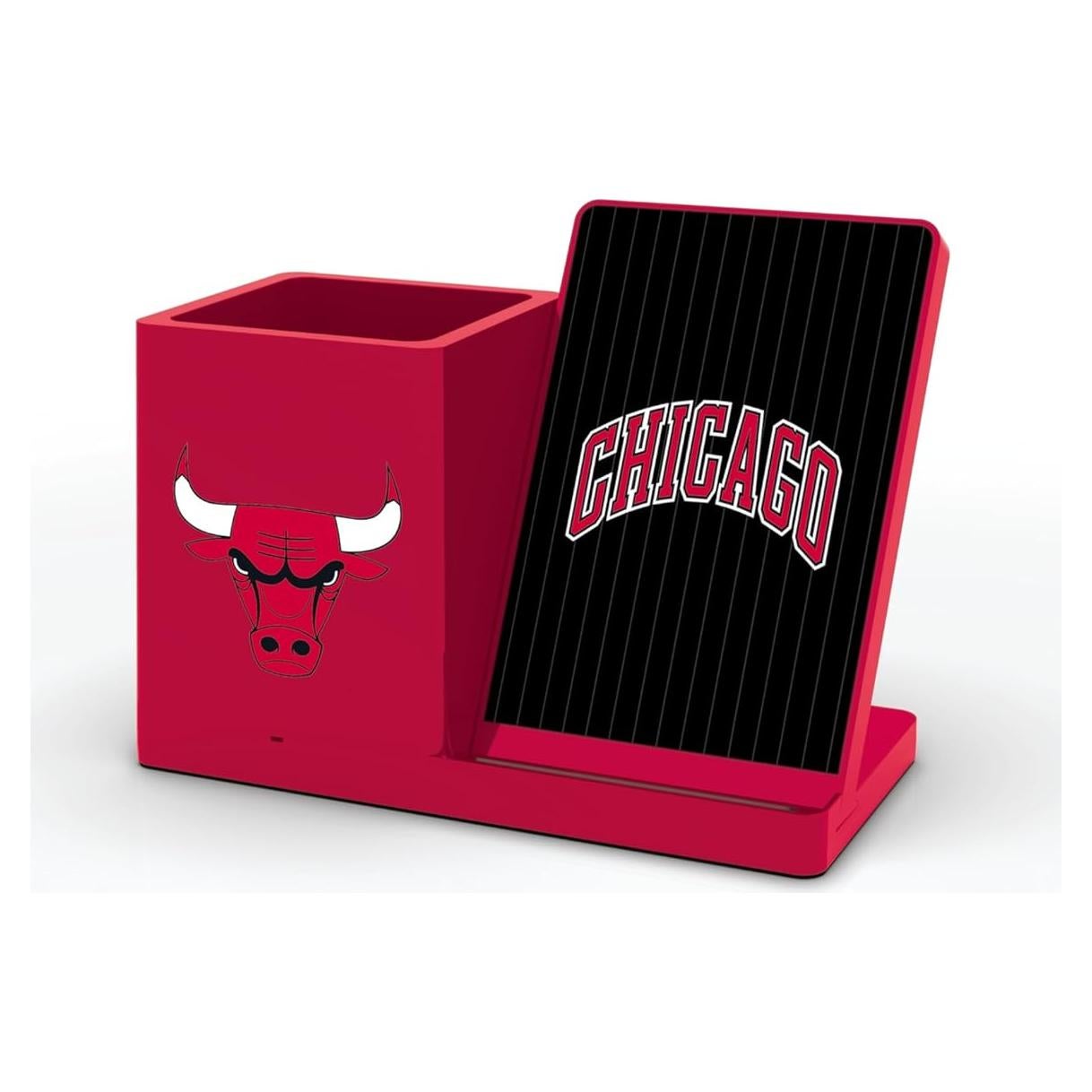 Cargador Inalámbrico SOAR Chicago Bulls Organizador 14W