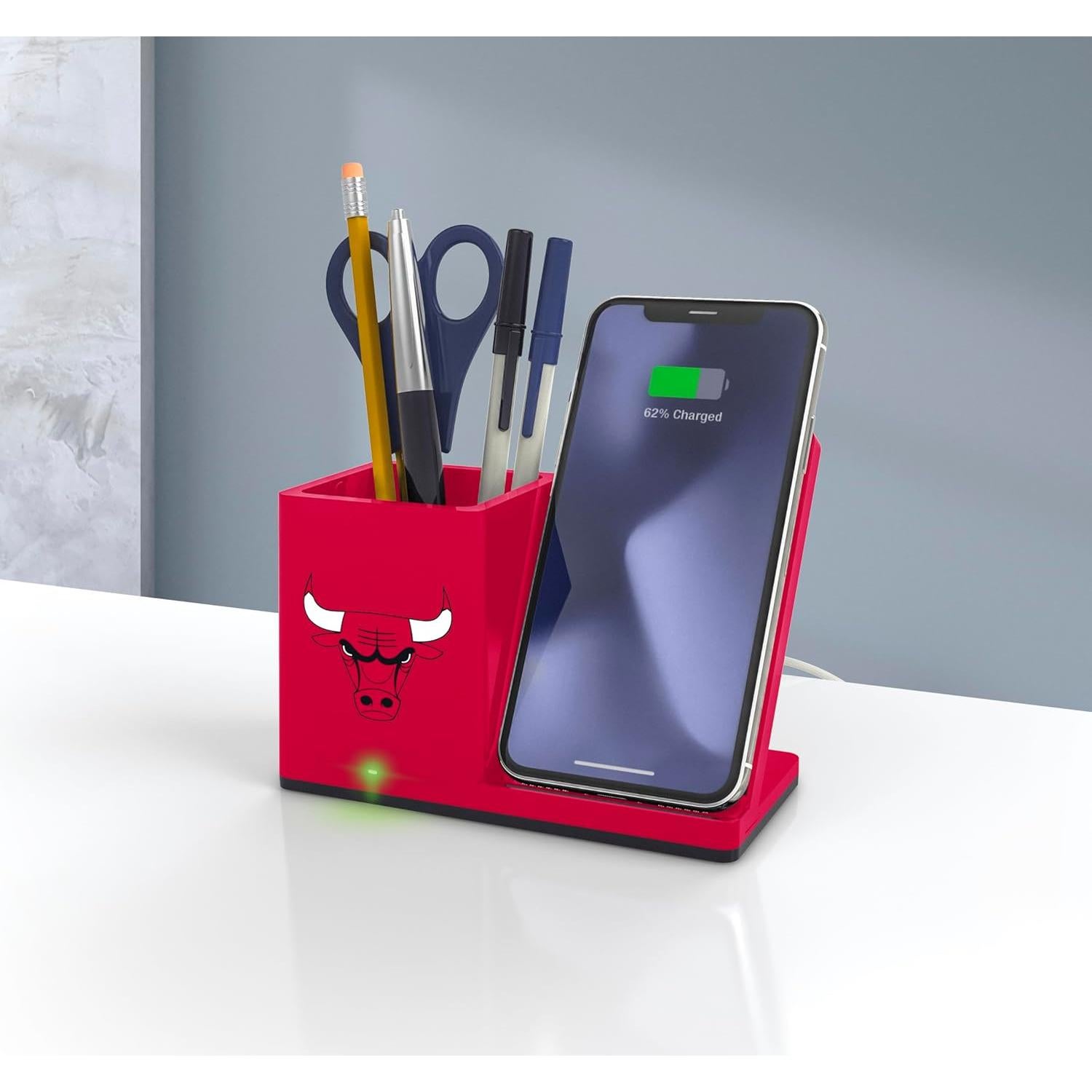 Cargador Inalámbrico SOAR Chicago Bulls Organizador 14W