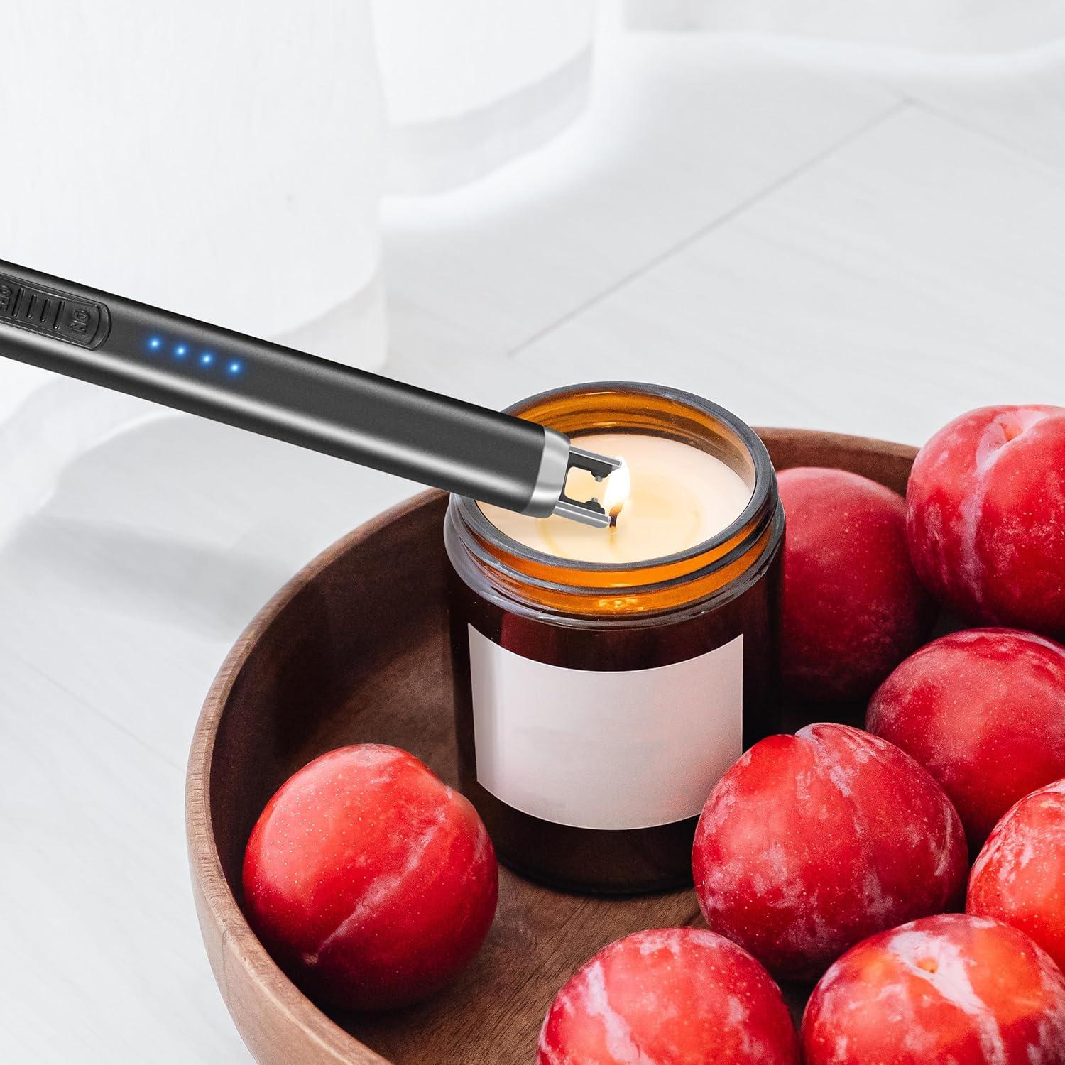 Encendedor Eléctrico Recargable IUIRE Negro Doble Seguridad