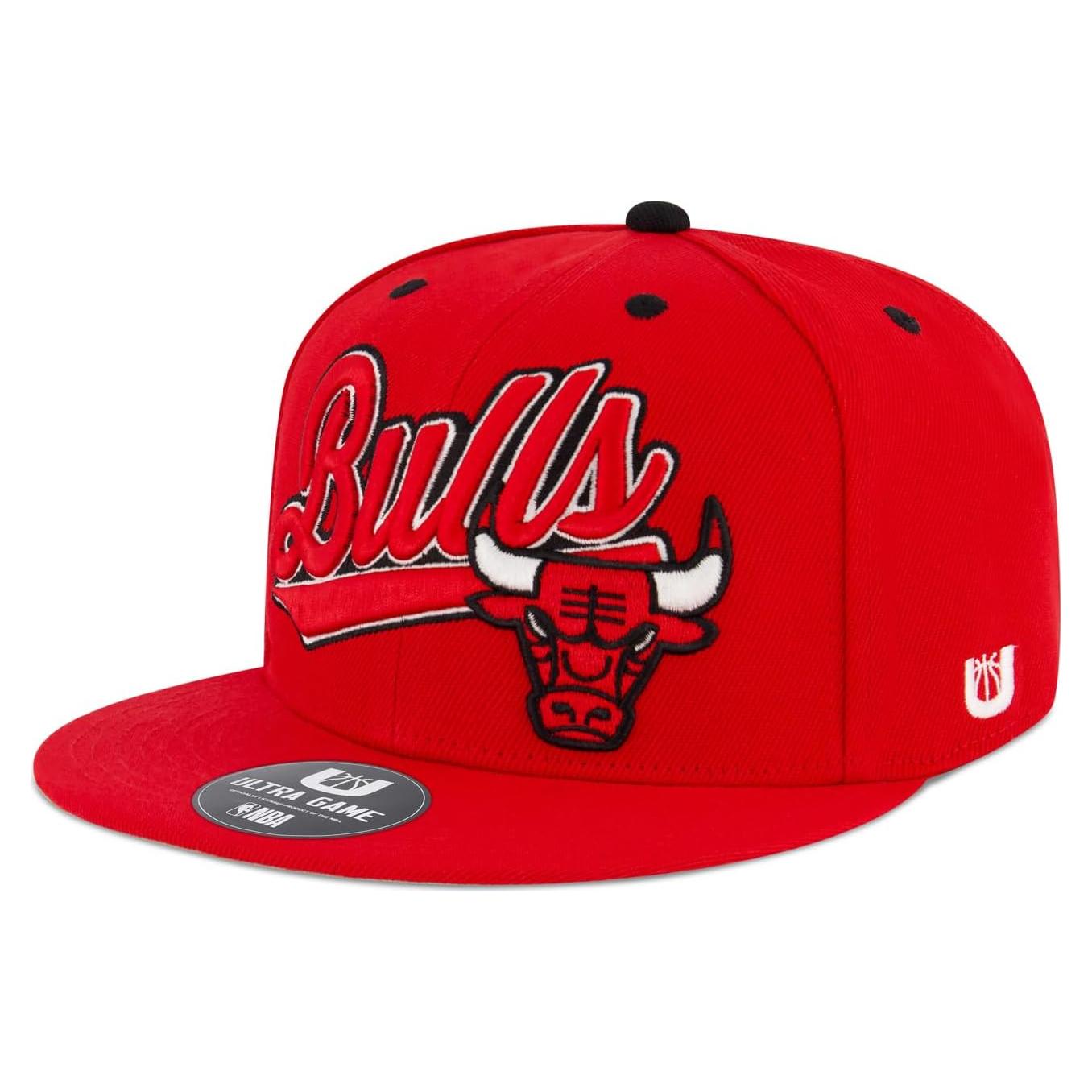 Gorro Snapback Ultra Game NBA Chicago Bulls 3D Bordado