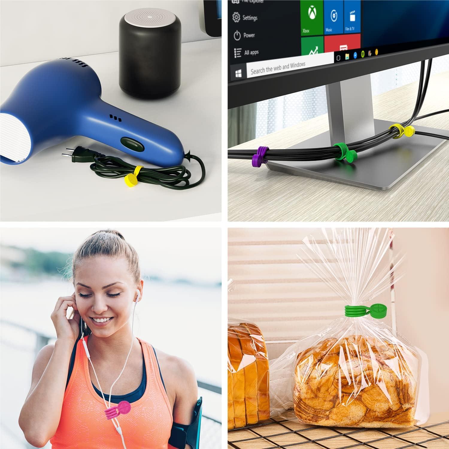 Correas Magnéticas de Silicona FRKNER 22.86 cm Reutilizables 12 Pzs