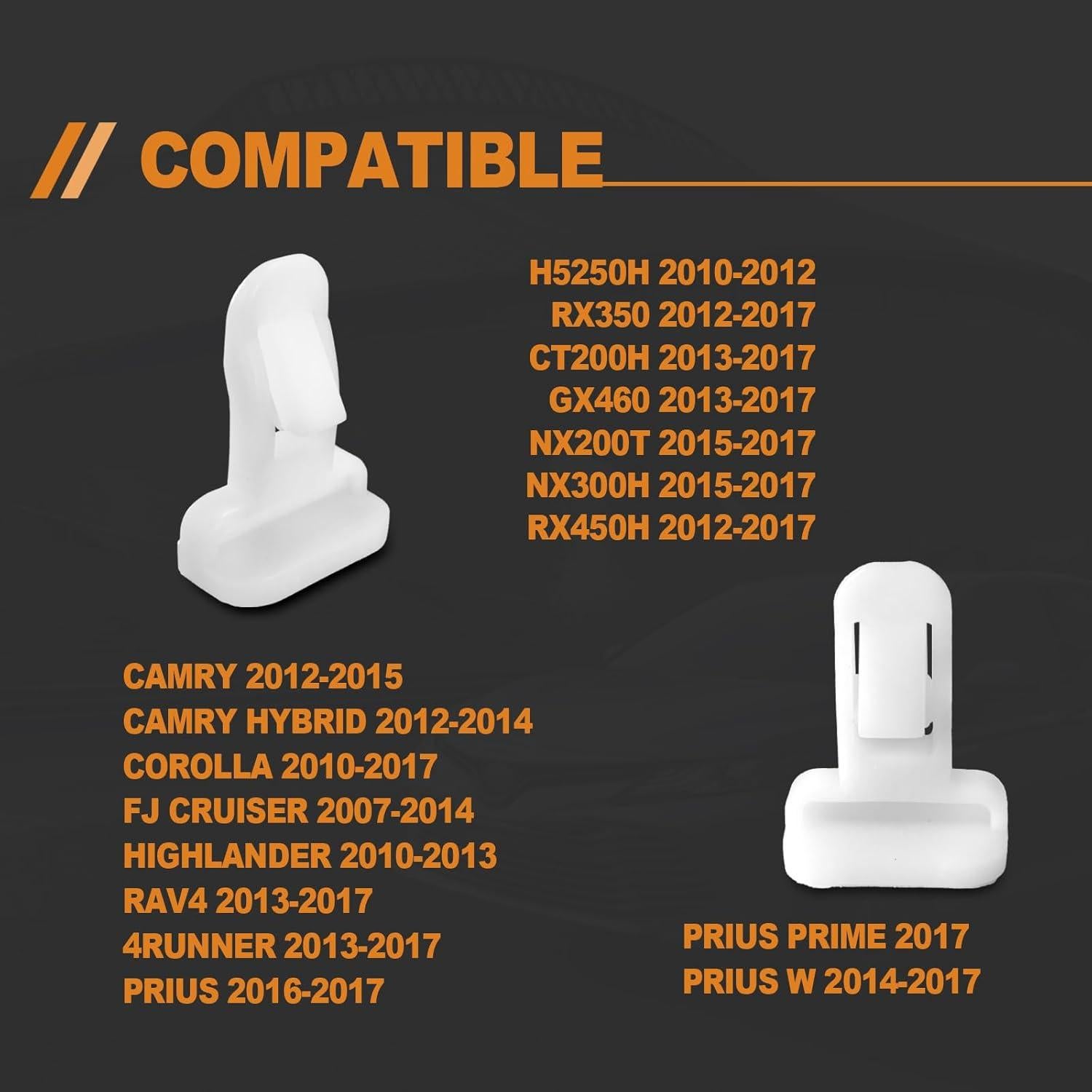 30 Clips de Retenedor de Extensión Toyota Lexus 75392-35220