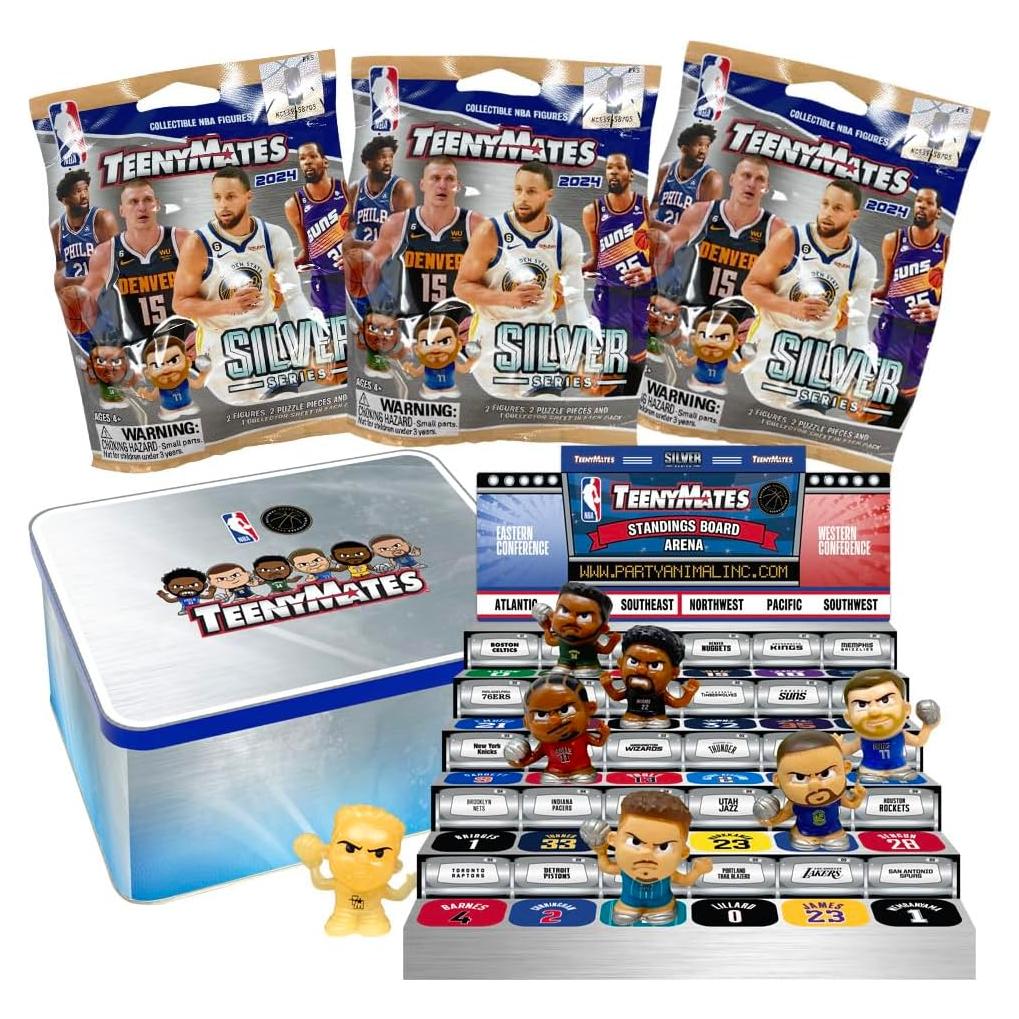 Lata Coleccionista TeenyMates NBA Serie 9 - 6 Figuras