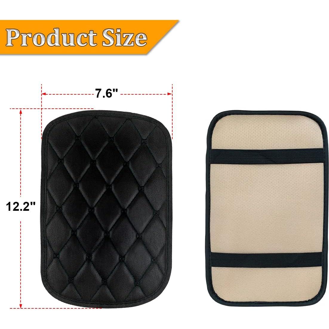 Almohadilla de Consola Central 8sanlione Negra 31.99x20.93cm