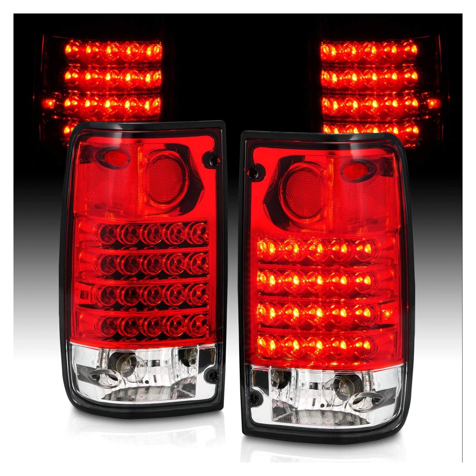 Luces Traseras LED Rojas AmeriLite para Toyota Pickup 89-95