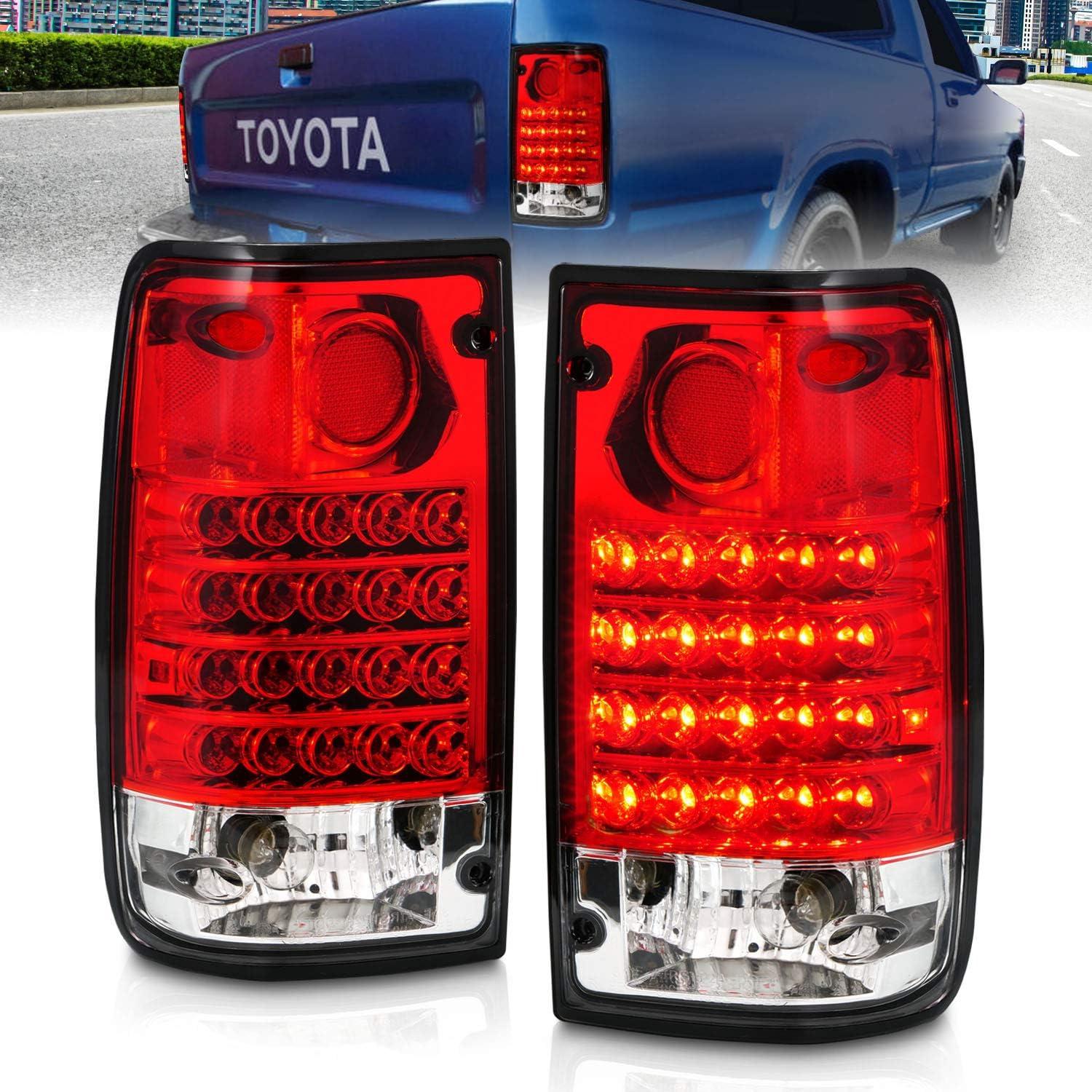 Luces Traseras LED Rojas AmeriLite para Toyota Pickup 89-95