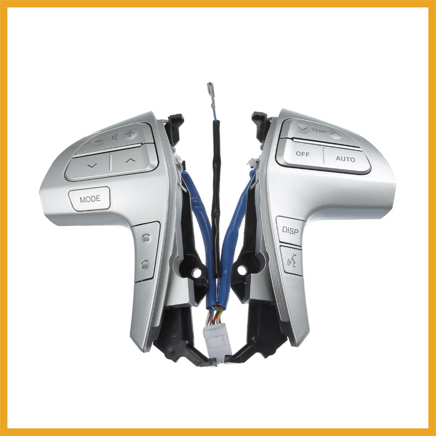 Botón Control Volante Toyota Camry Hilux Plateado Reemplazo