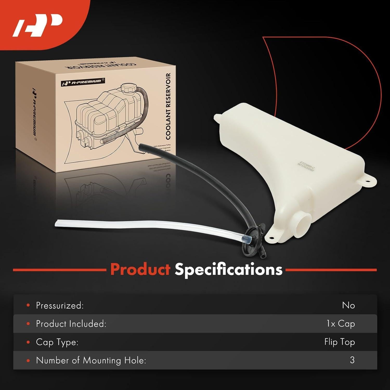 Tanque de Refrigerante A-Premium para Toyota Hilux 2004-2017