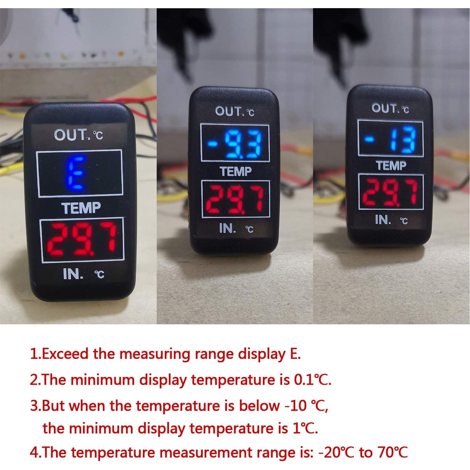 Termómetro Digital Doble para Toyota Timloon TNW-1
