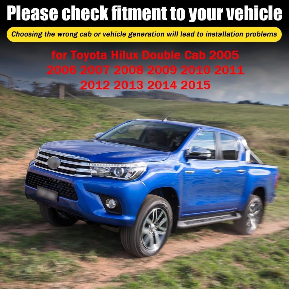 Deflectores de Lluvia LETINGFAR para Toyota Hilux 2005-2015