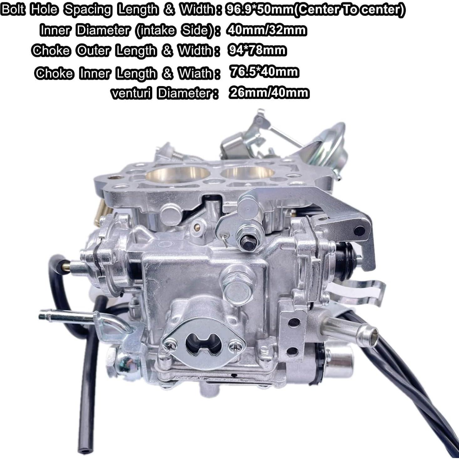 Carburador LDCRE 22R para Toyota Pick Up 2.4L 1987-1990