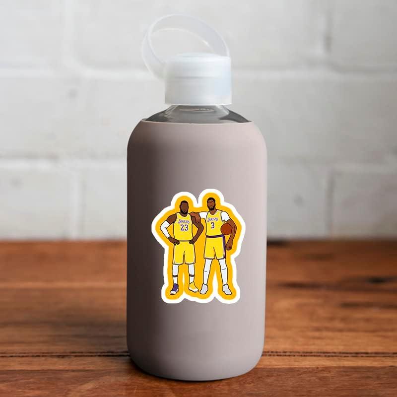 33 Calcomanías de Los Ángeles Lakers PVC Impermeables