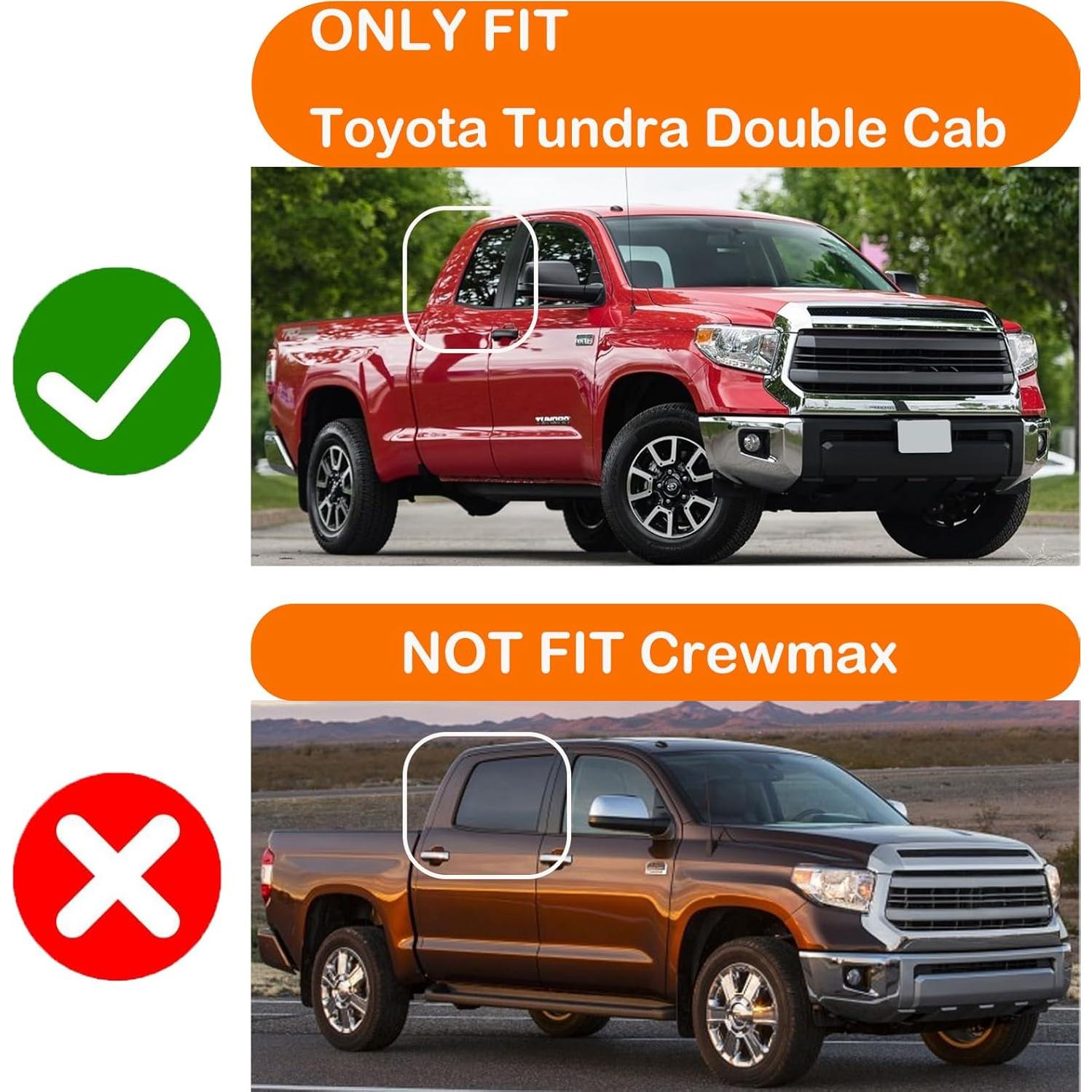 Moldura de Goteo de Techo MIYIMORE para Toyota Tundra 2007-2020