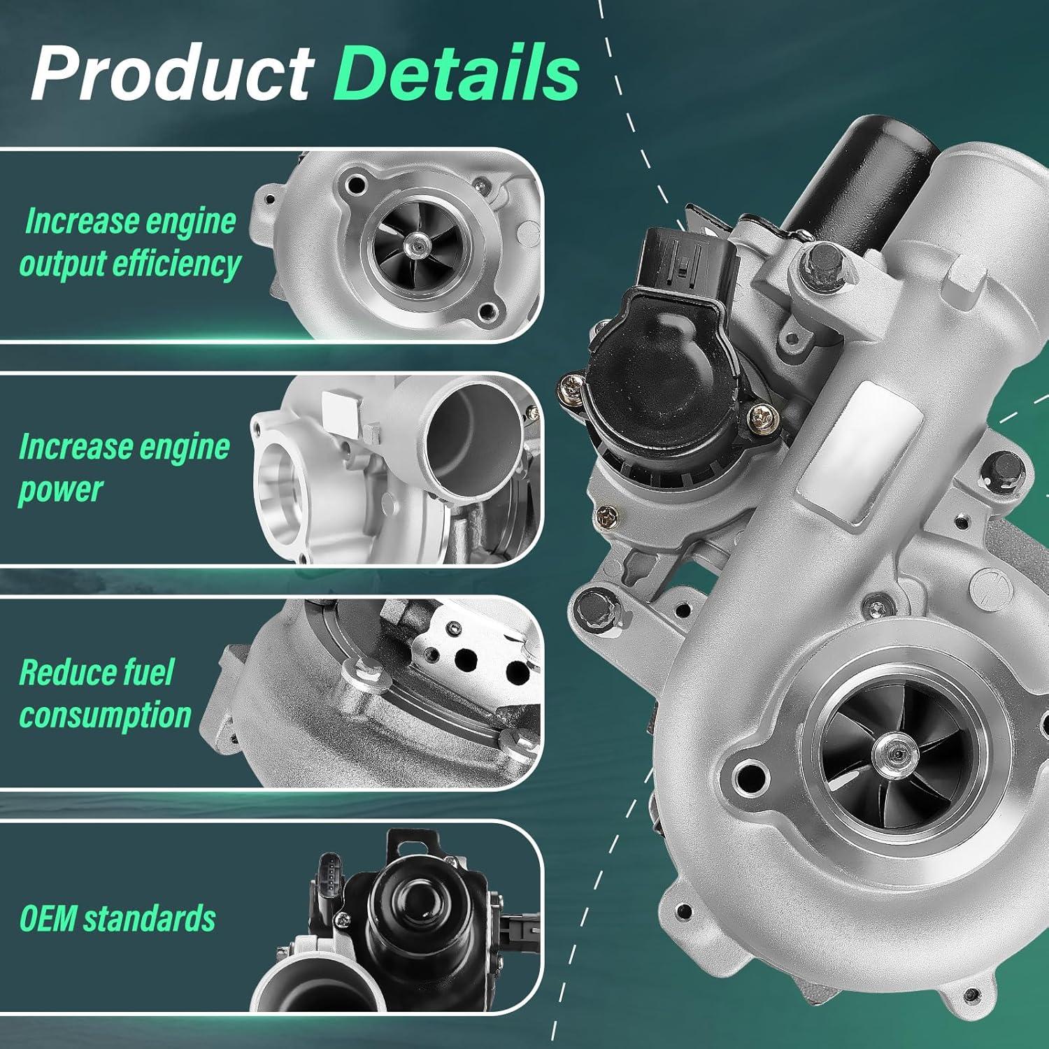 Kit Turbo Compresor Fexhull 3.0L Diésel Toyota Hilux 2005-2015