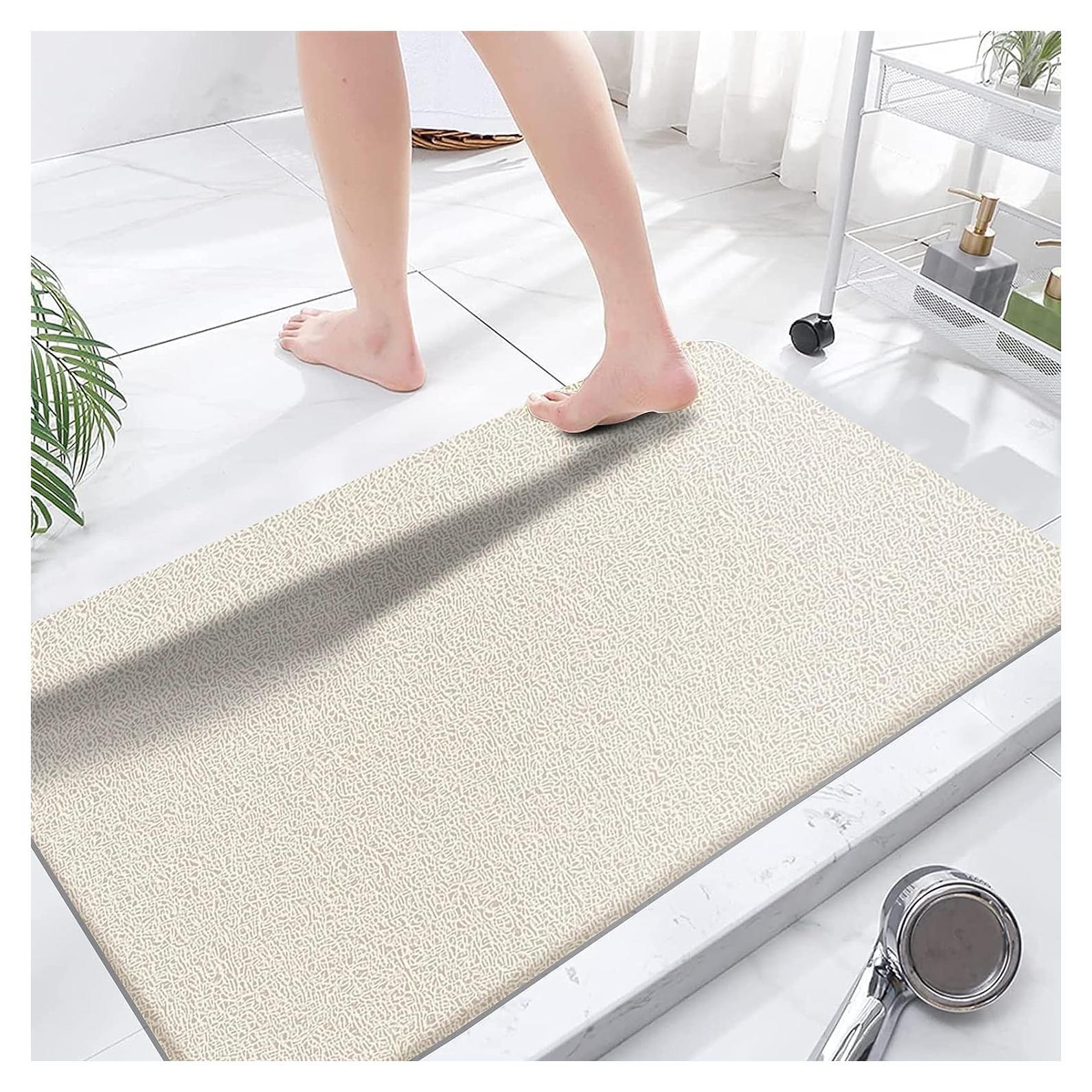 Alfombrilla de Ducha Antideslizante Godehone 60x120 cm Beige