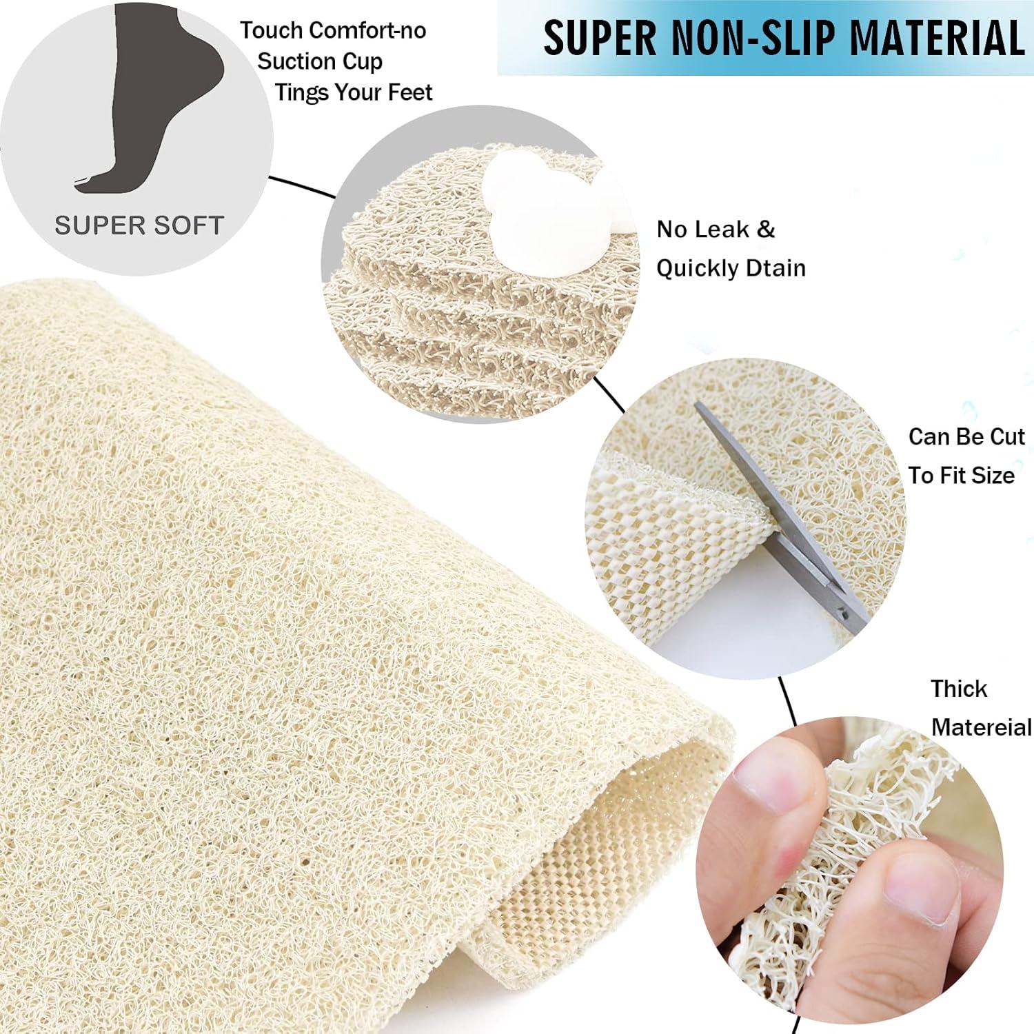 Alfombrilla de Ducha Antideslizante Godehone 60x120 cm Beige