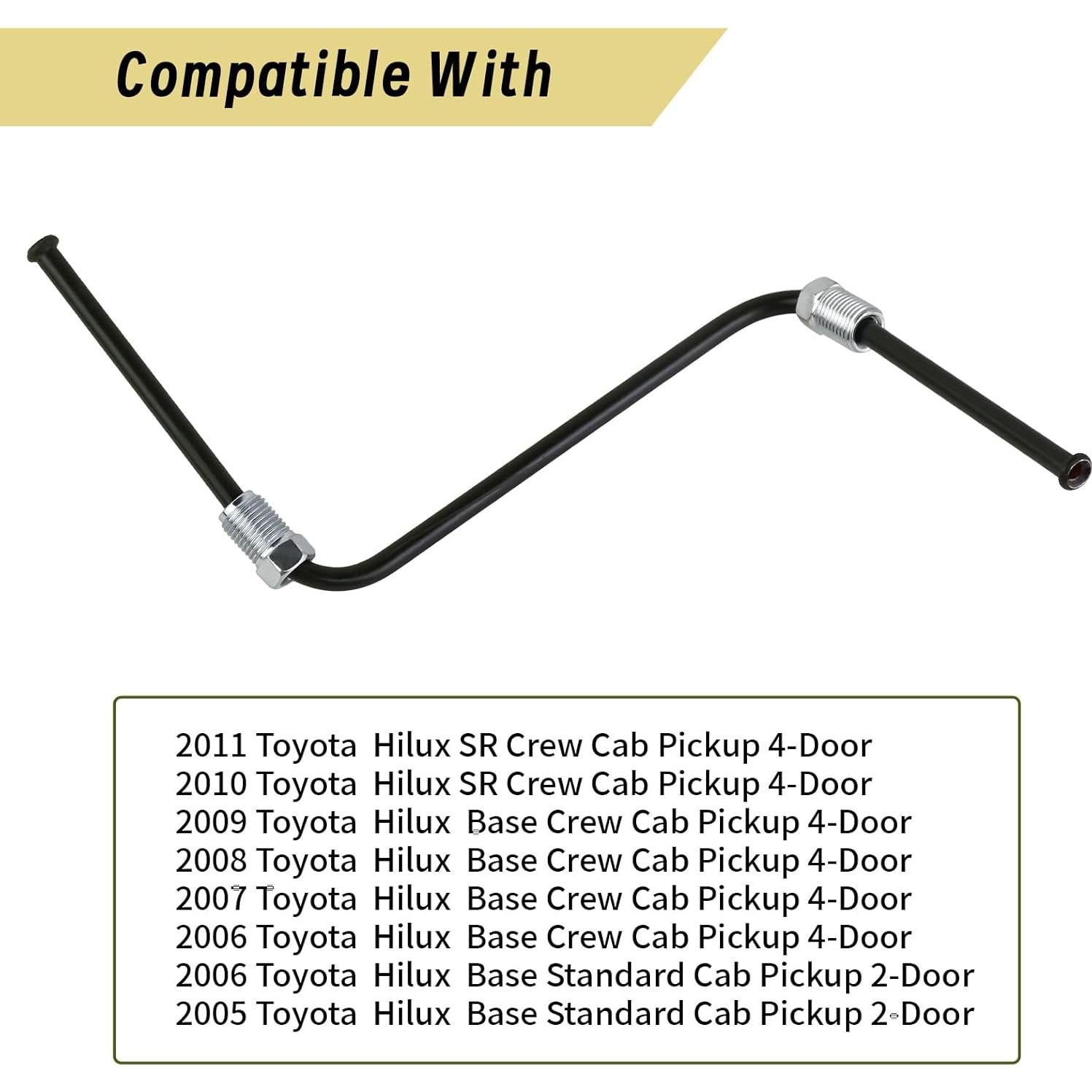 Tubo de Freno Delantero MuHize para Toyota 47341-0K010