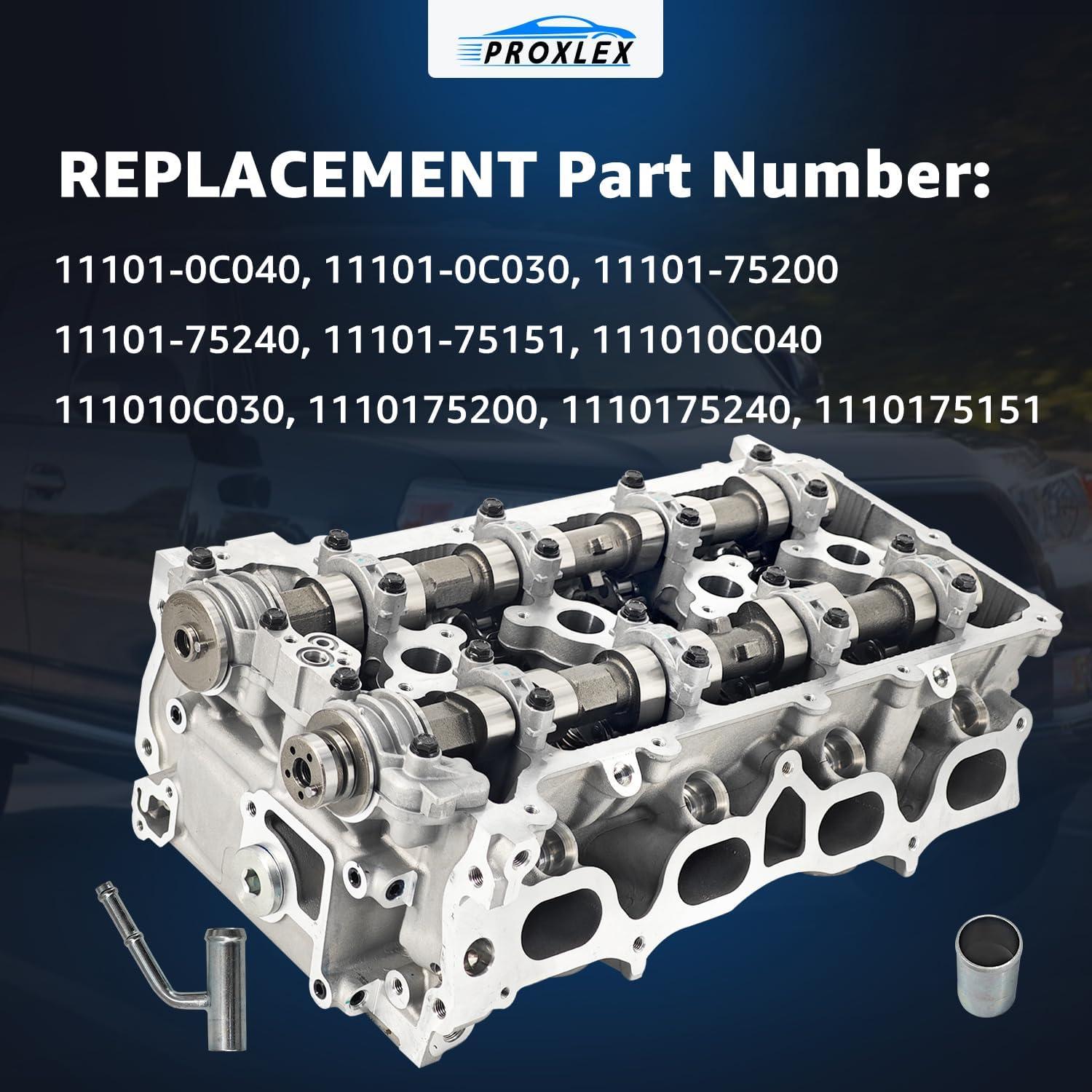 Conjunto de Cabeza de Cilindro ProXlex 2.7L DOHC Toyota 2004-2023