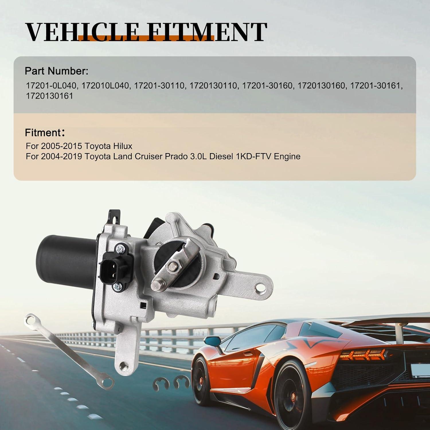 Actuador de Turbo VeloBoost 17201-0L040 para Toyota 3.0L