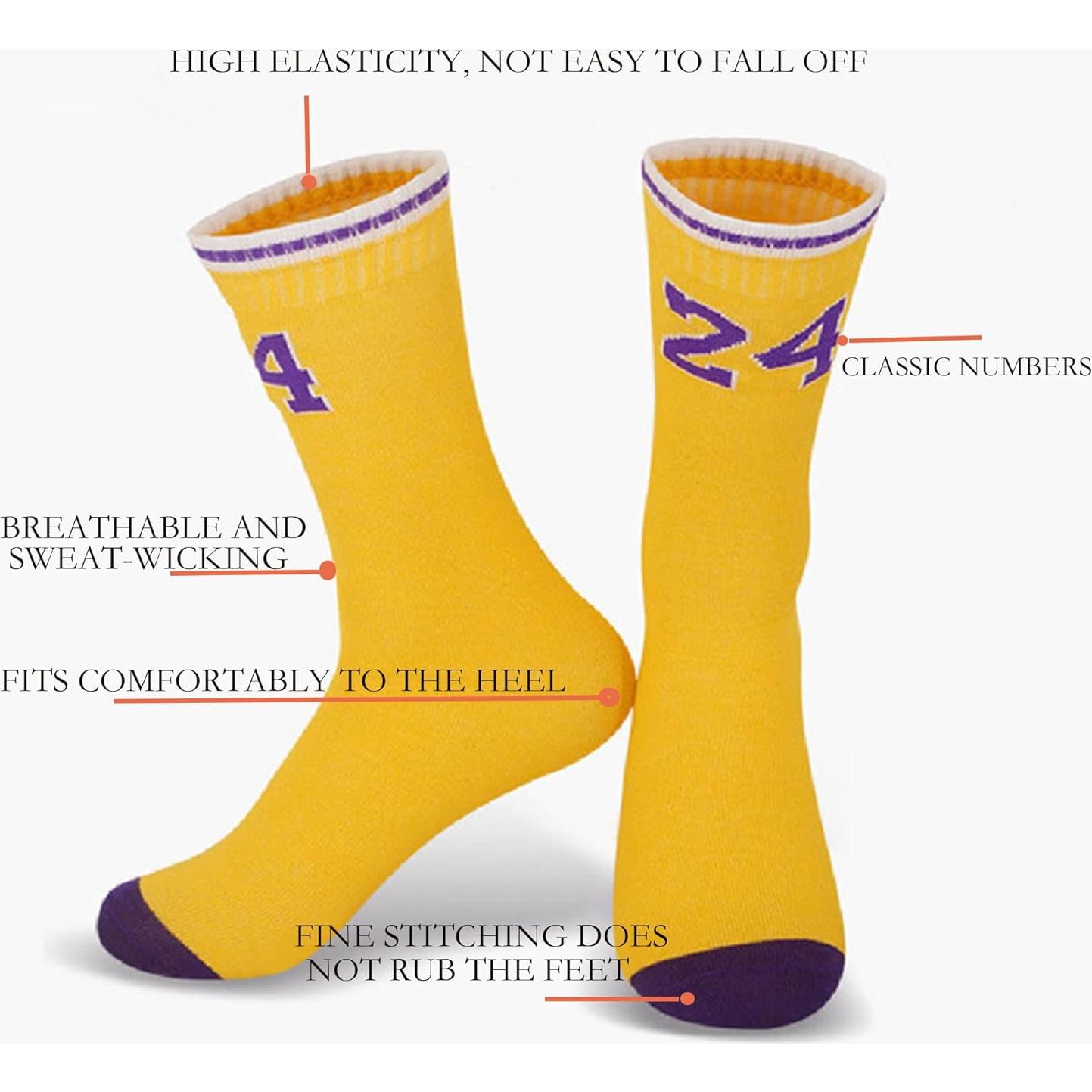 3 Pares de Calcetines de Baloncesto NIUNEW para Niños