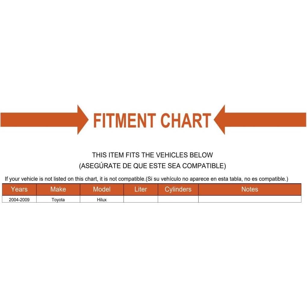 Juego de rotores de freno de disco delantero Sawyer Auto Toyota Hilux 2004-2009